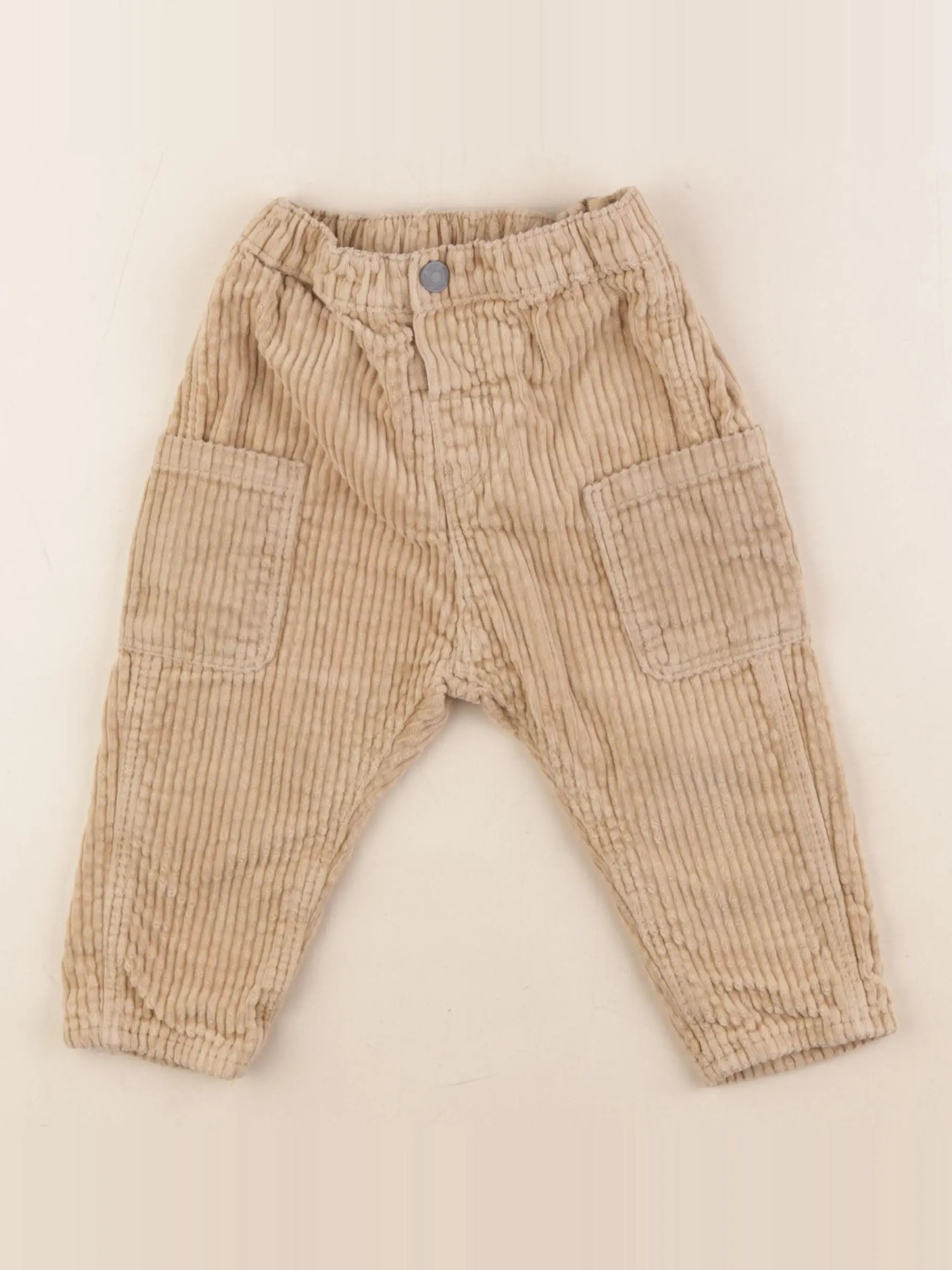 H&M - pantalon beige - 9/12 mois