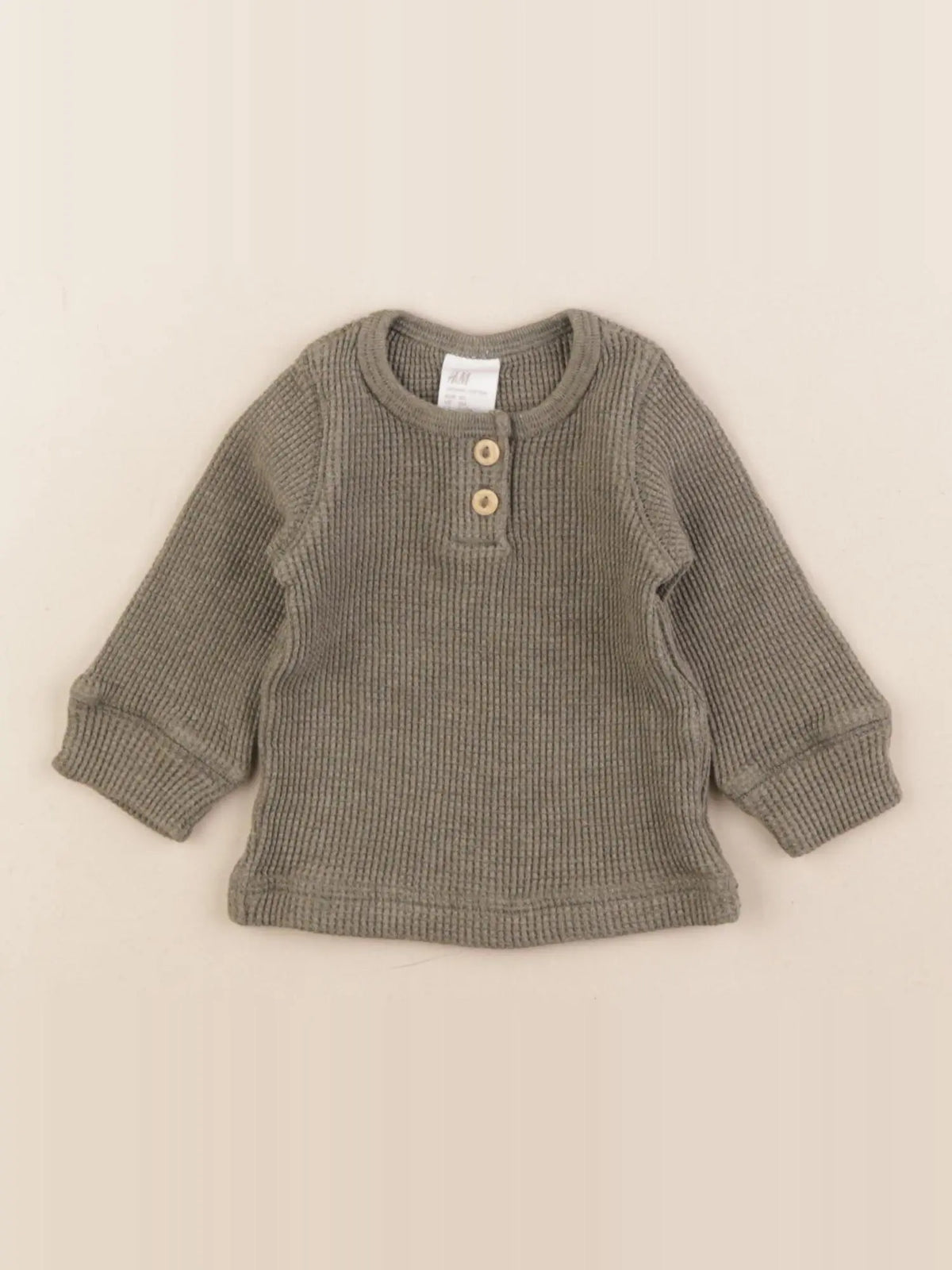 H&M - tee-shirt vert - 2/4 mois