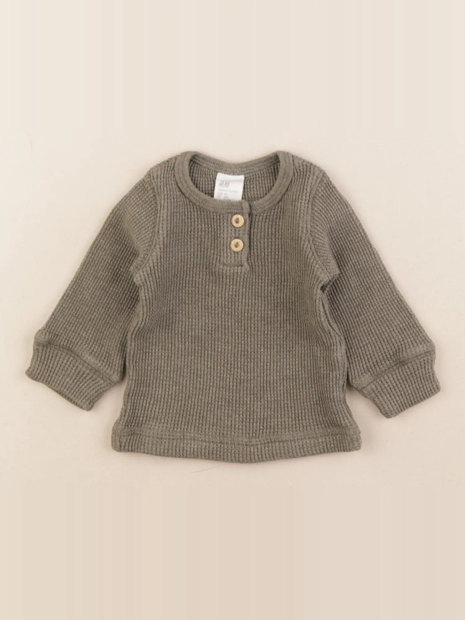 H&M - tee-shirt vert - 2/4 mois