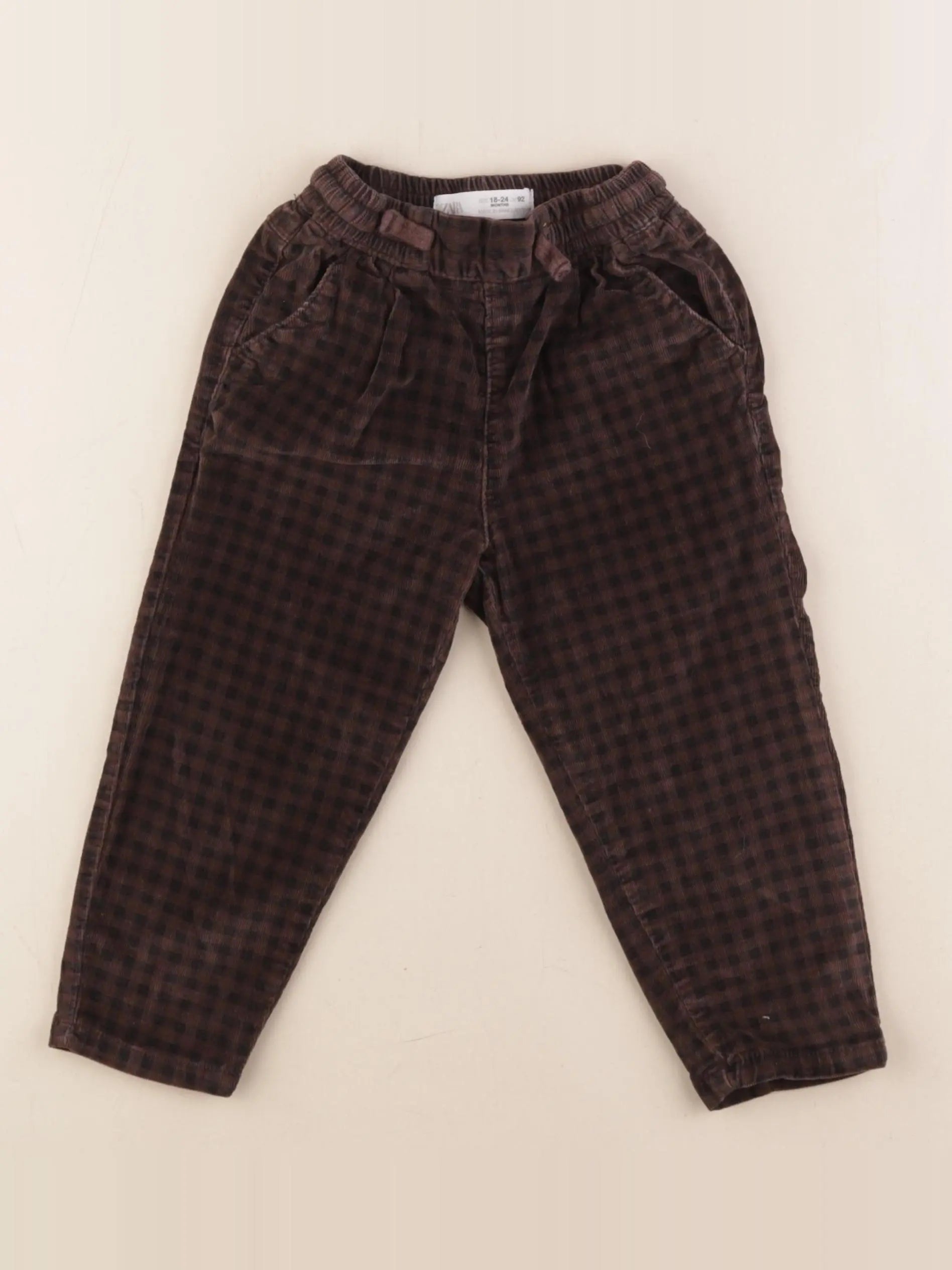 Zara - pantalon marron - 18/24 mois