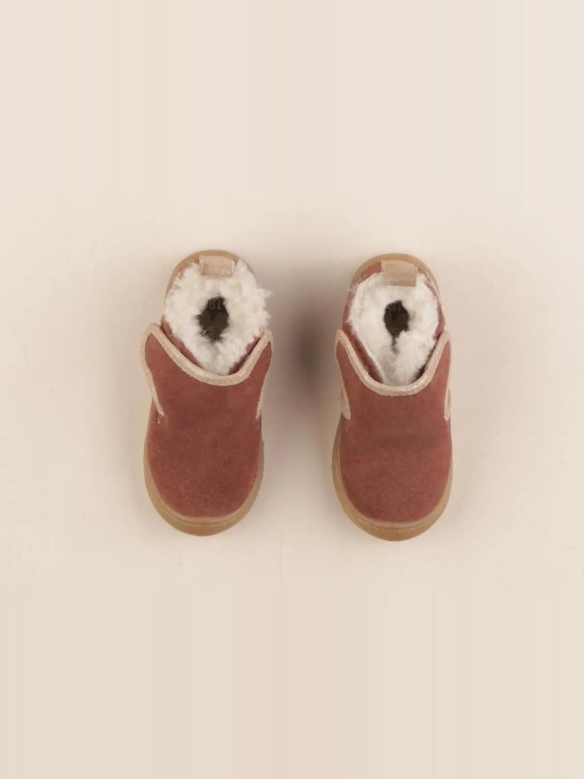 Vertbaudet - chaussons marron - pointure 19