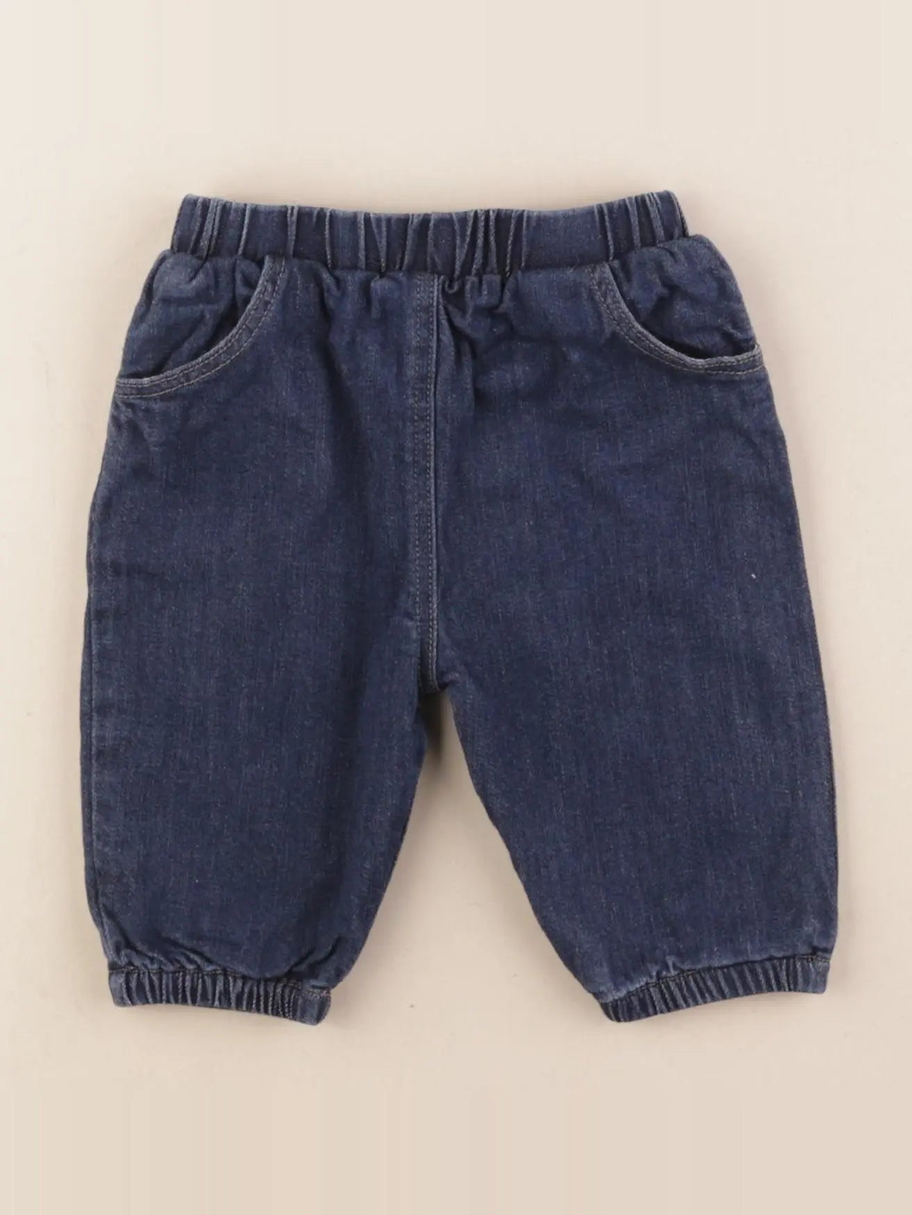 Boutchou - jean doublé bleu - 3 mois