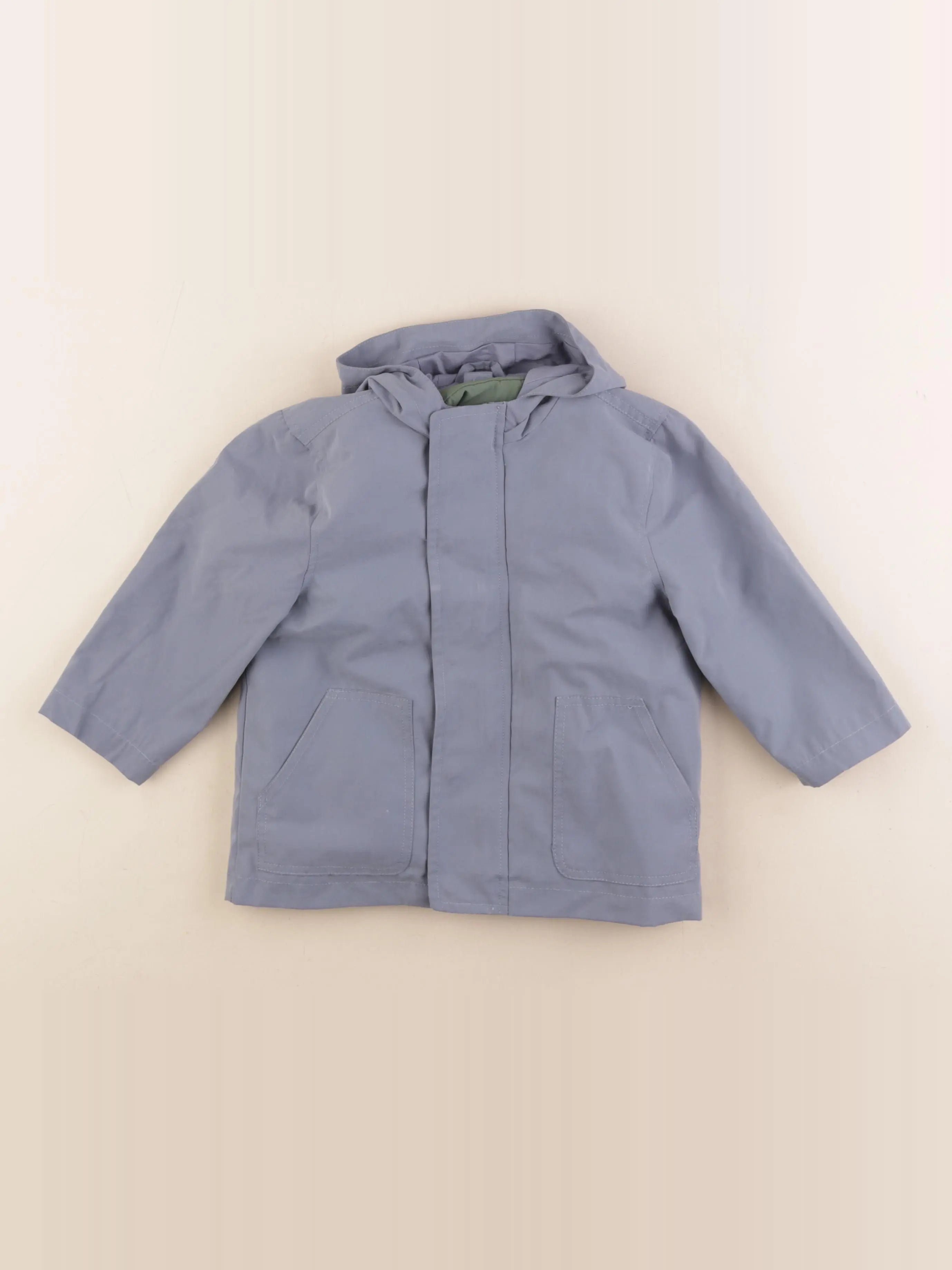 Vertbaudet - veste doublure amovible bleu - 24 mois