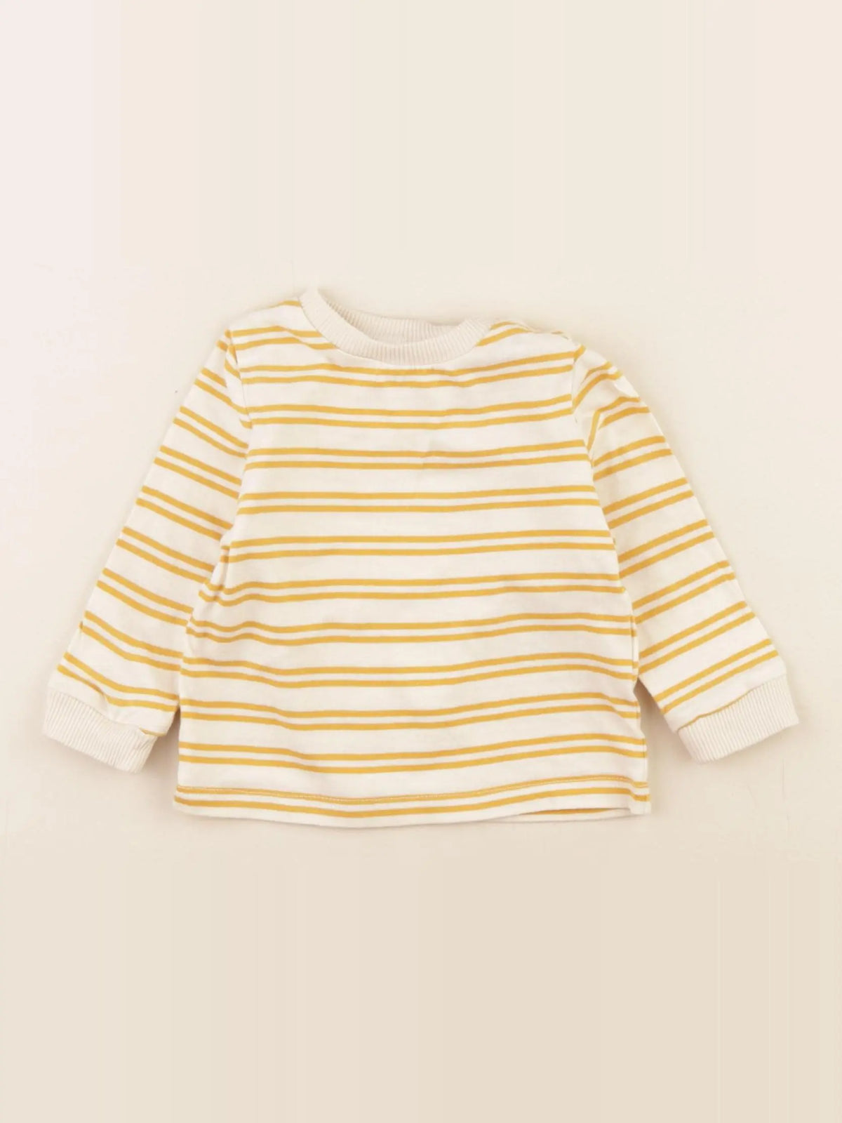 Vertbaudet - tee-shirt jaune - 6 mois