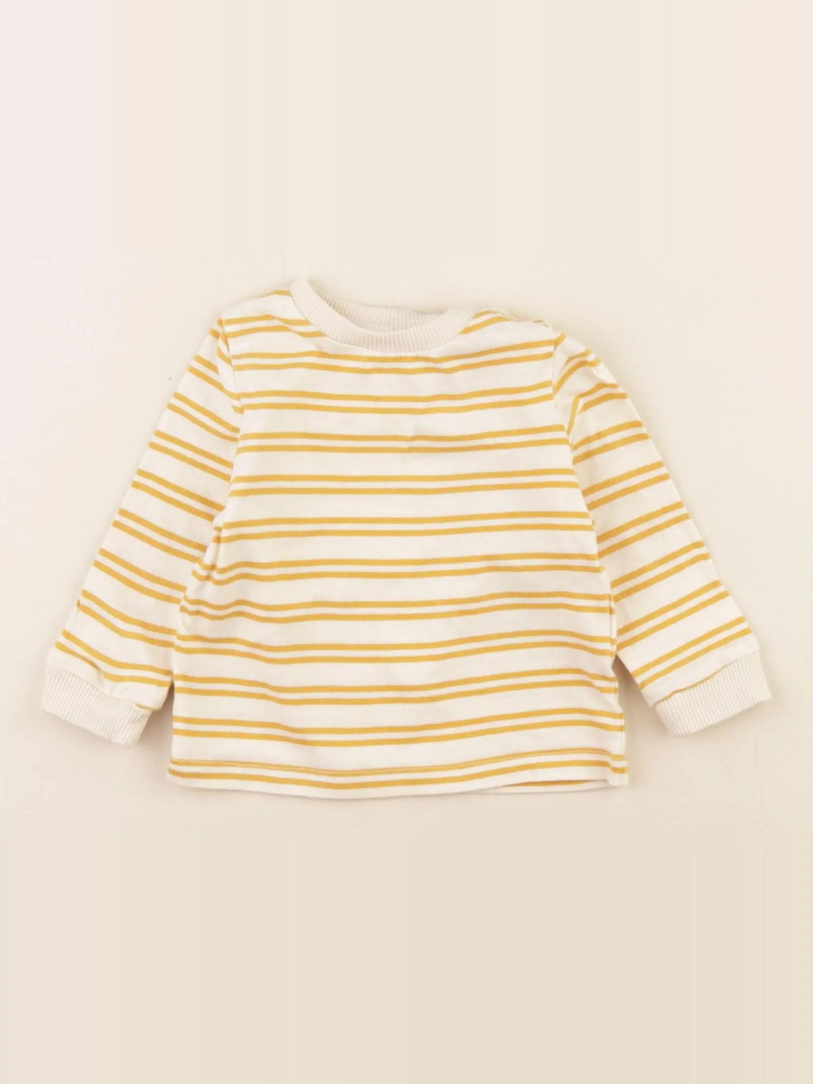 Vertbaudet - tee-shirt jaune - 6 mois