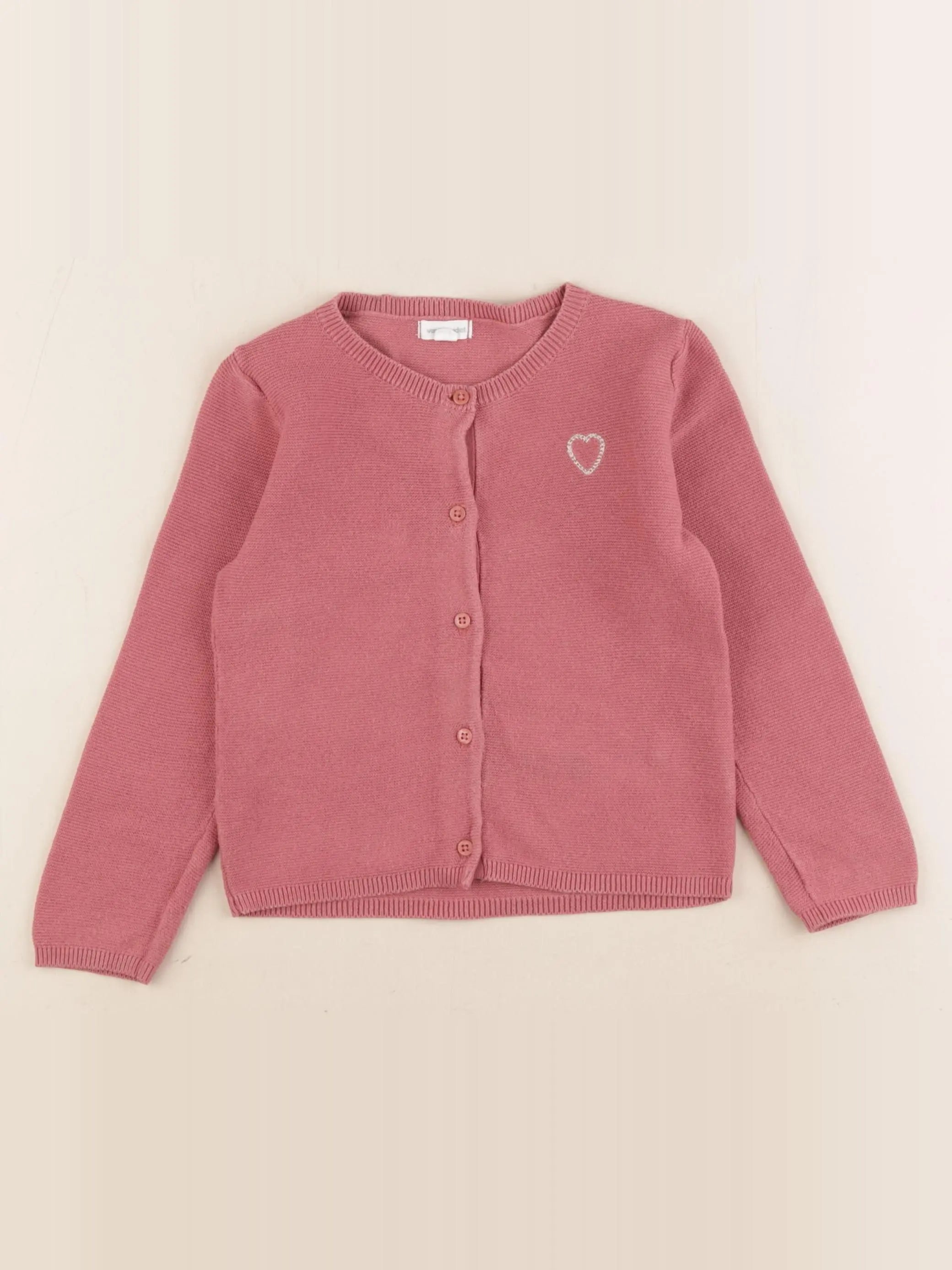 Vertbaudet - gilet rose - 36 mois