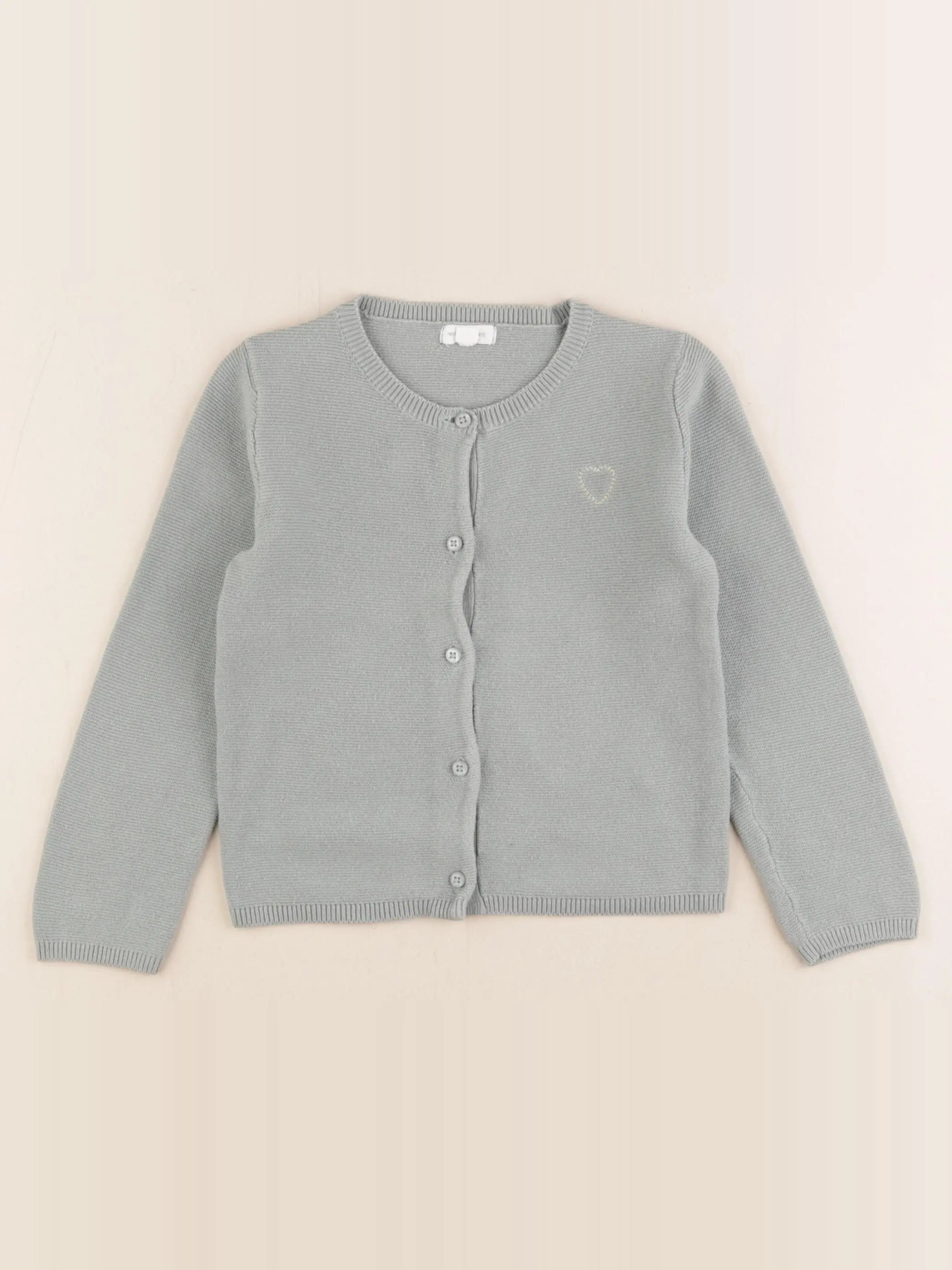 Vertbaudet - gilet vert - 36 mois