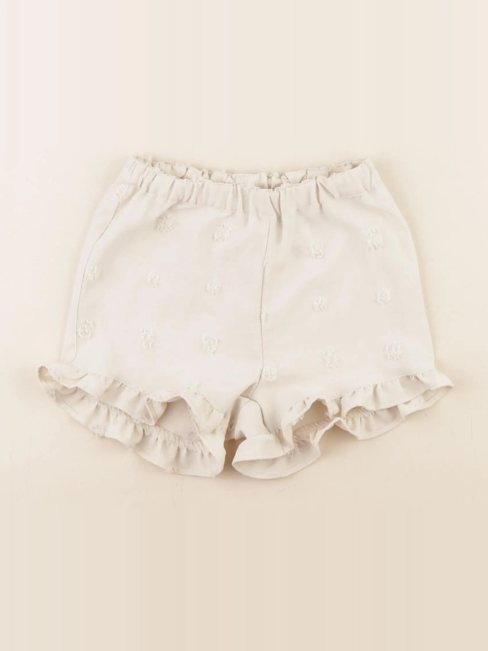 H&M - short beige - 18/24 mois
