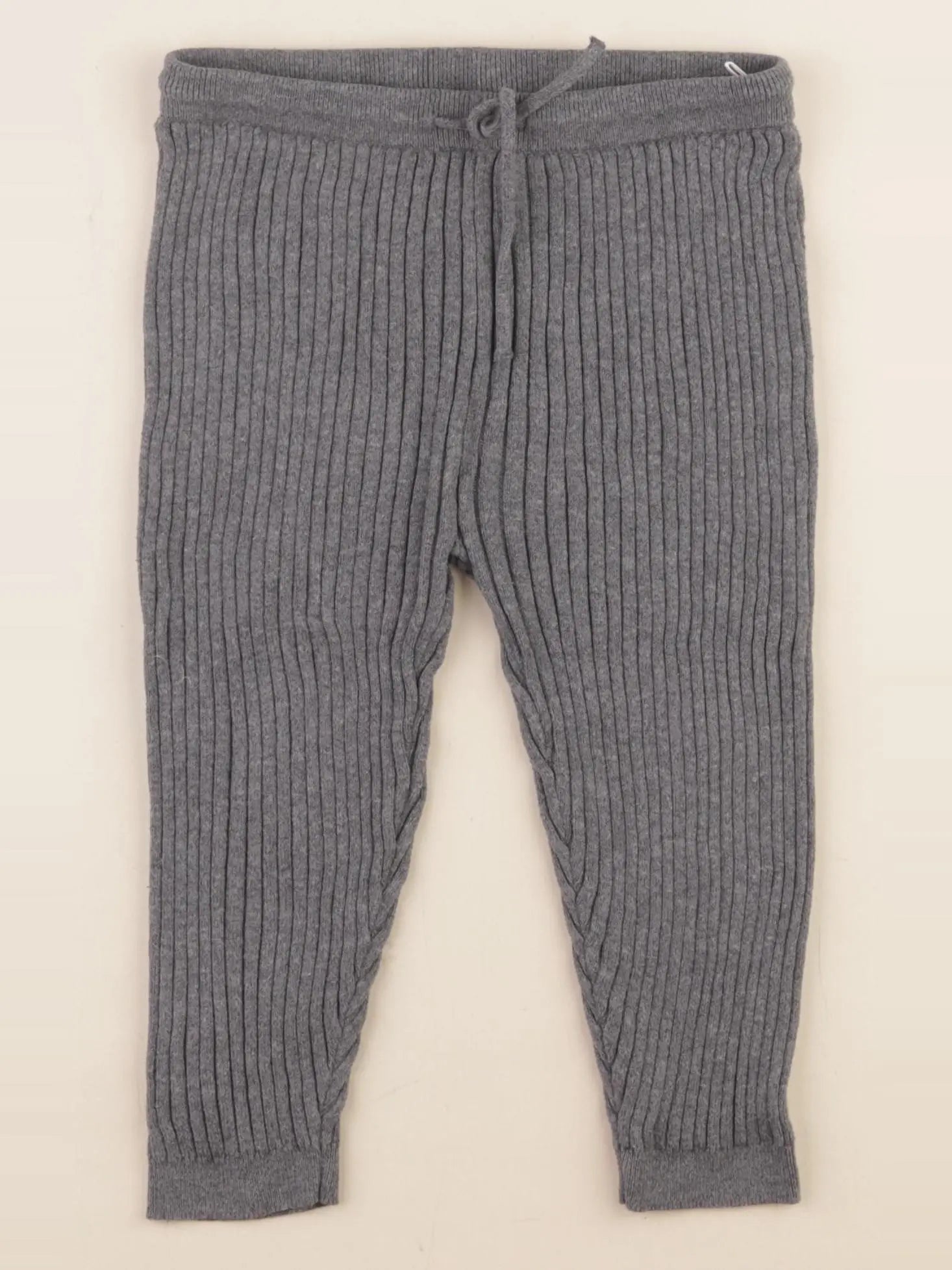 H&M - legging gris - 12/18 mois