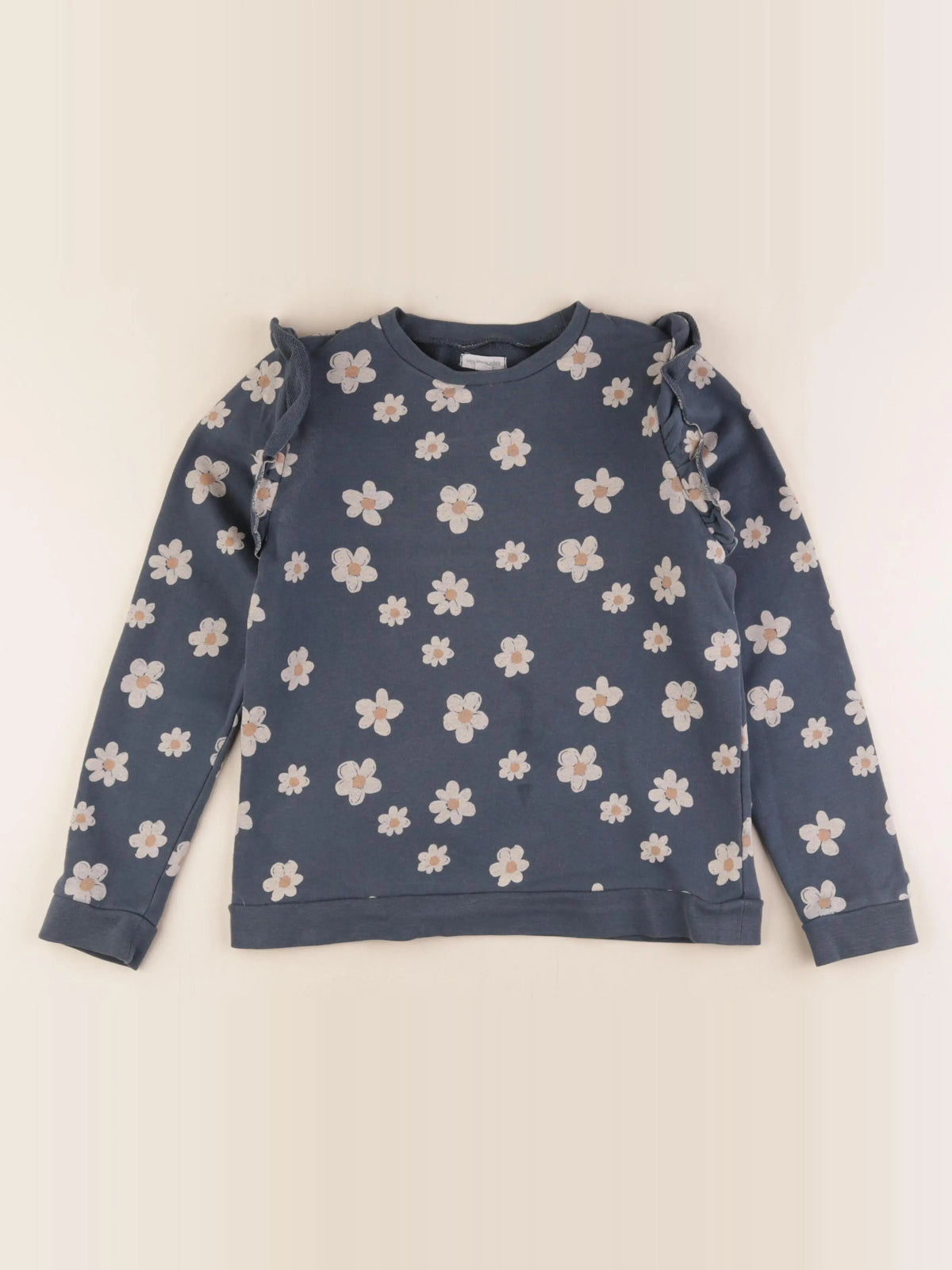 Vertbaudet - sweat bleu - 10 ans