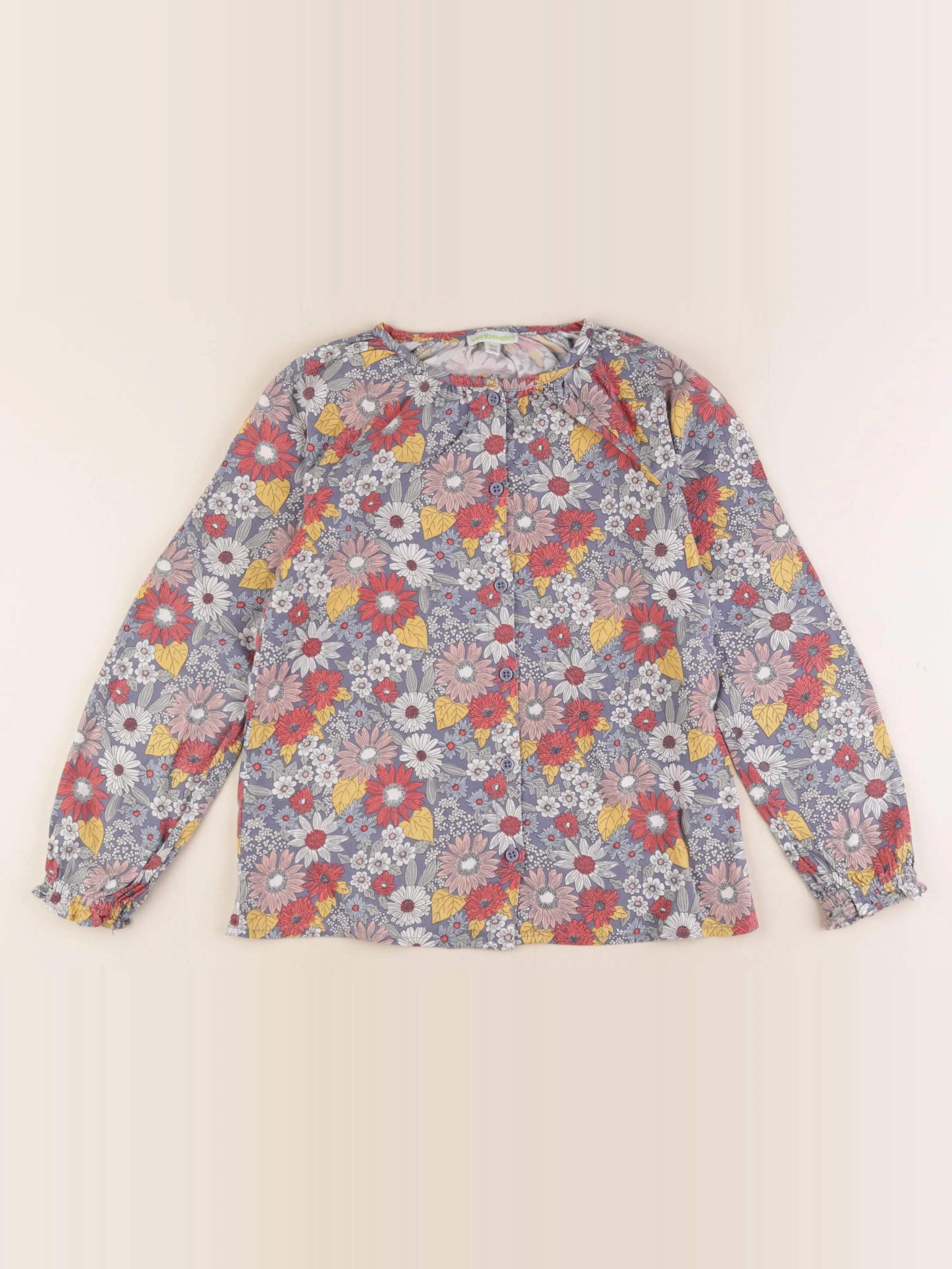 Vertbaudet - blouse multicolore - 9 ans
