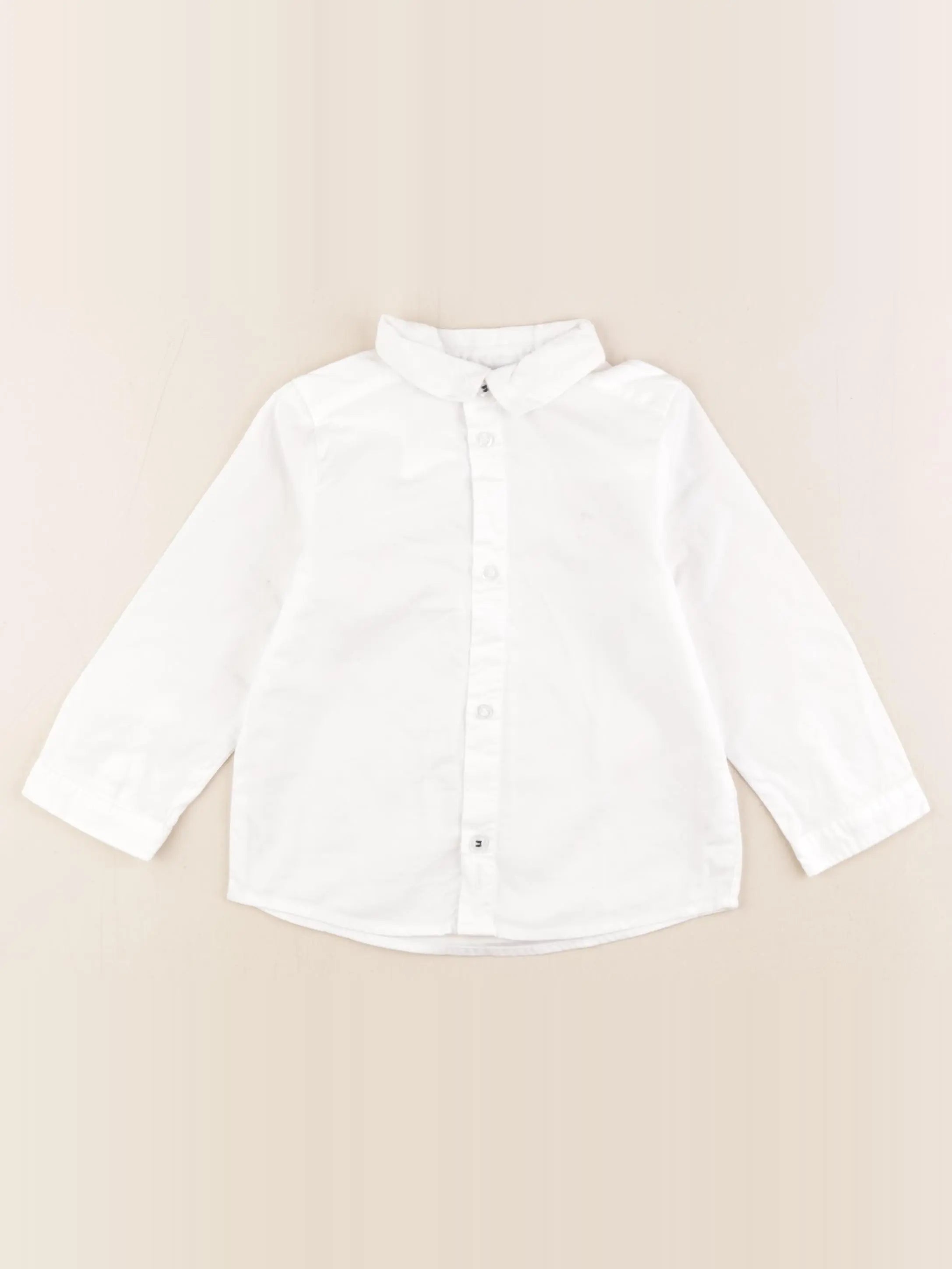 Jacadi - chemise blanc - 18 mois