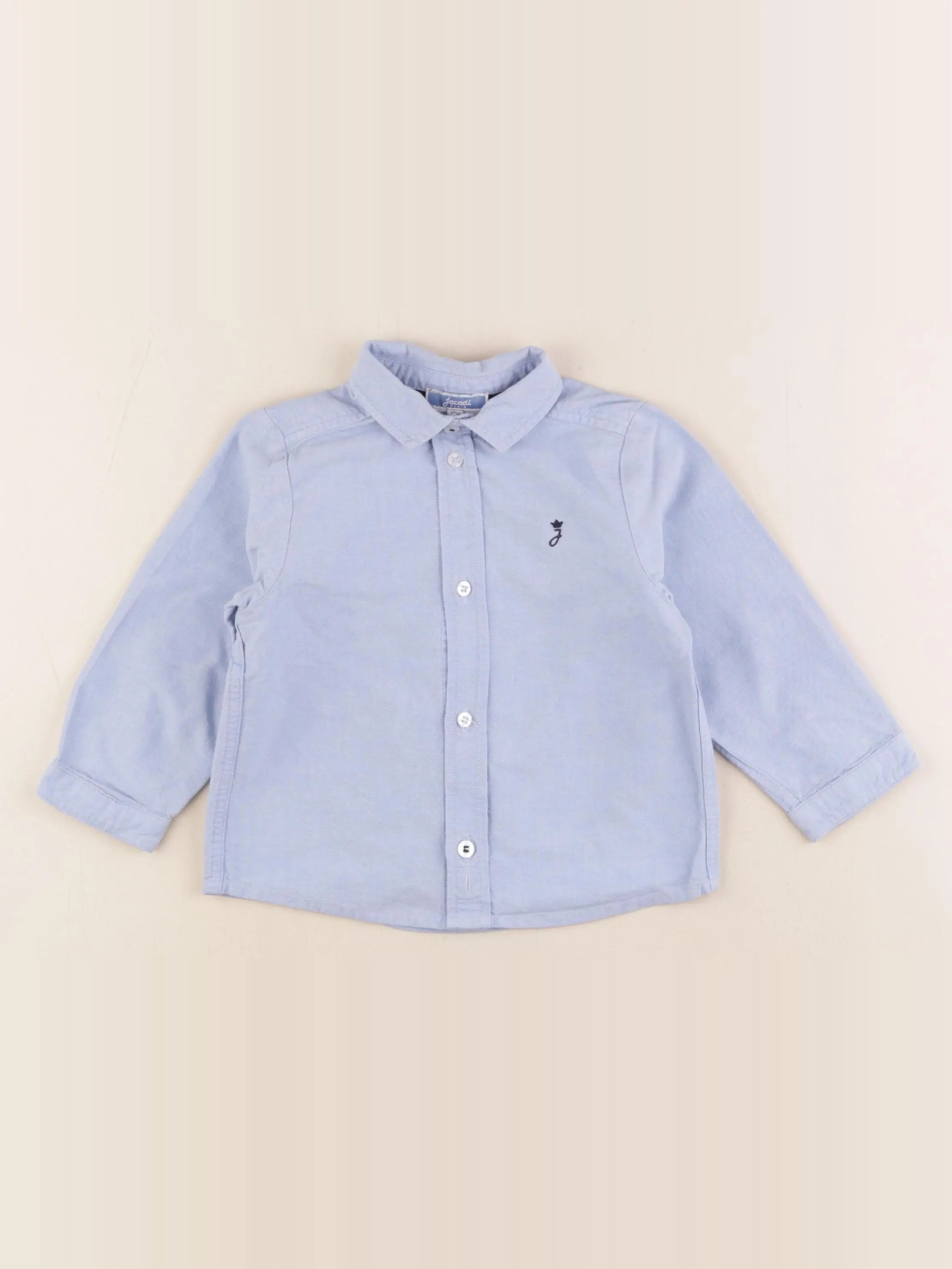 Jacadi - chemise bleu - 18 mois