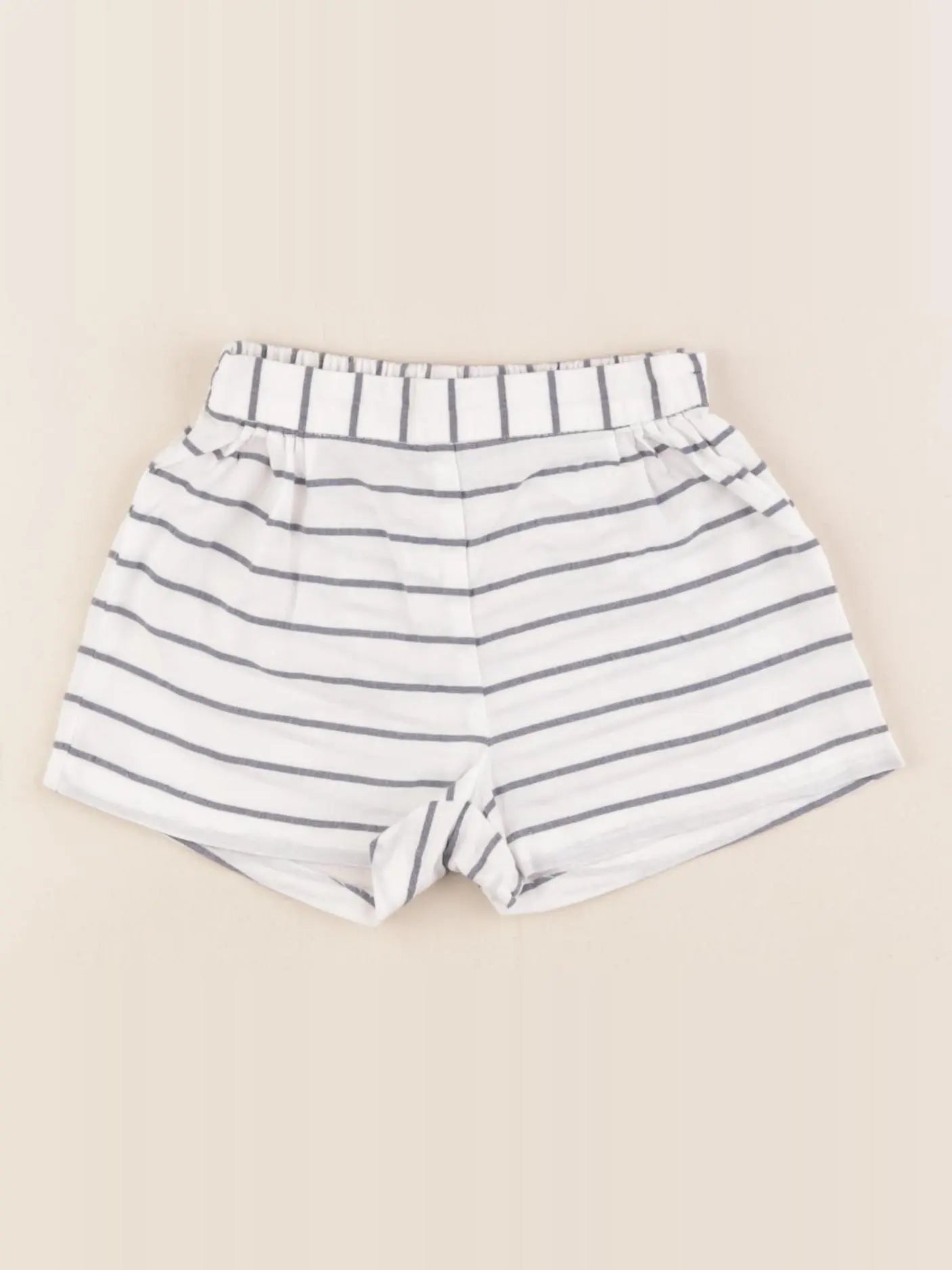 Jacadi - short blanc, bleu - 12 mois