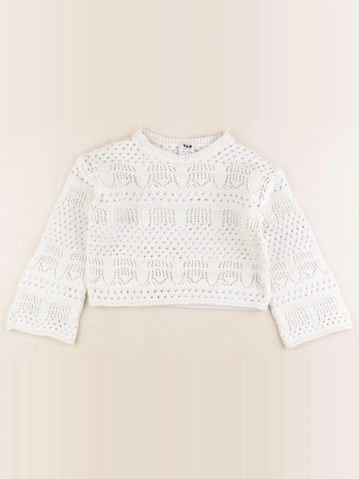 Tape à l'oeil - pull blanc - 6 ans
