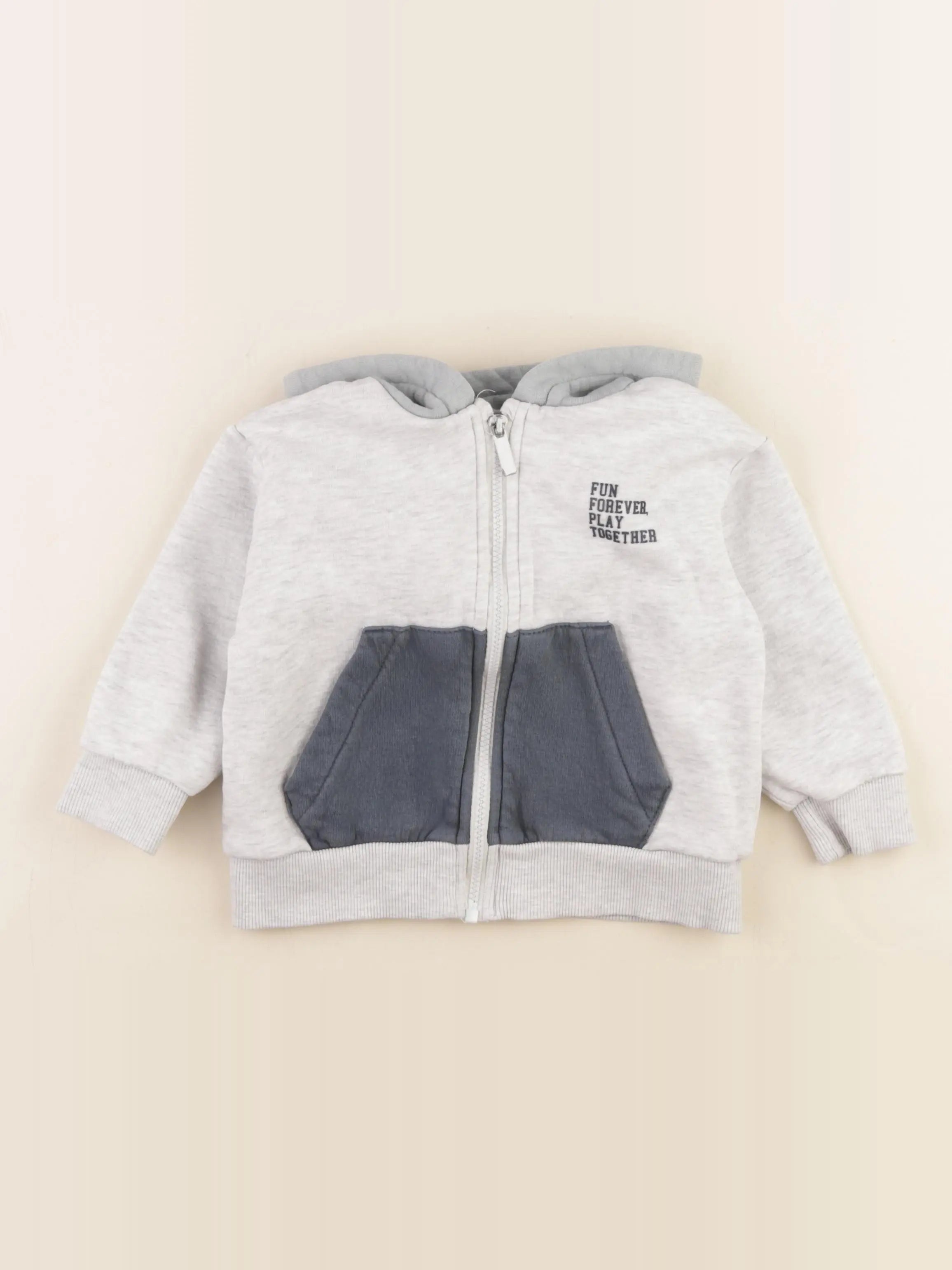 Vertbaudet - sweat multicolore - 4 ans
