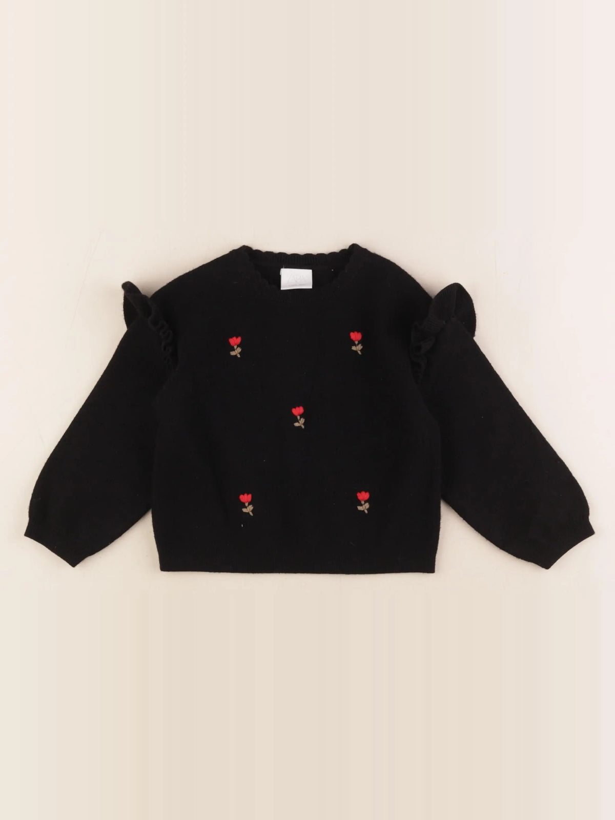 Zara - pull noir - 3 ans