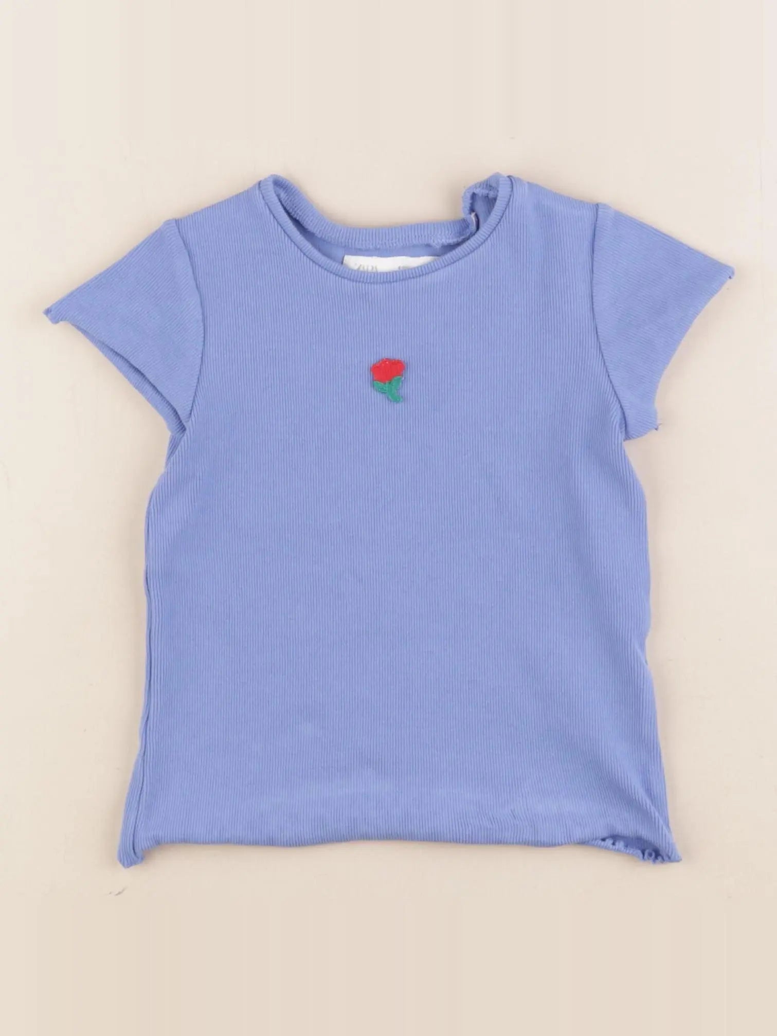 Zara - tee-shirt bleu - 4 ans