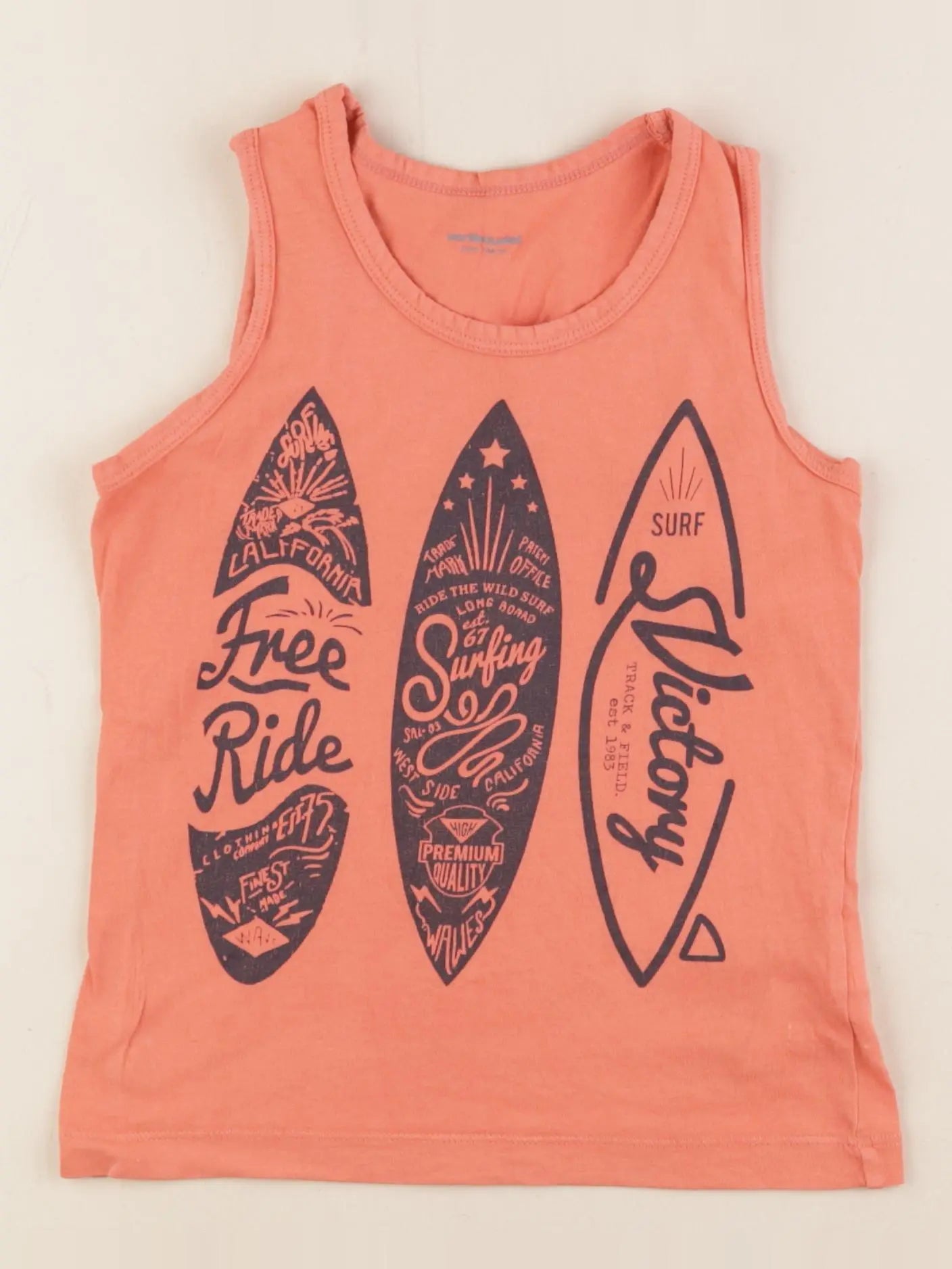 Vertbaudet - débardeur orange - 5 ans