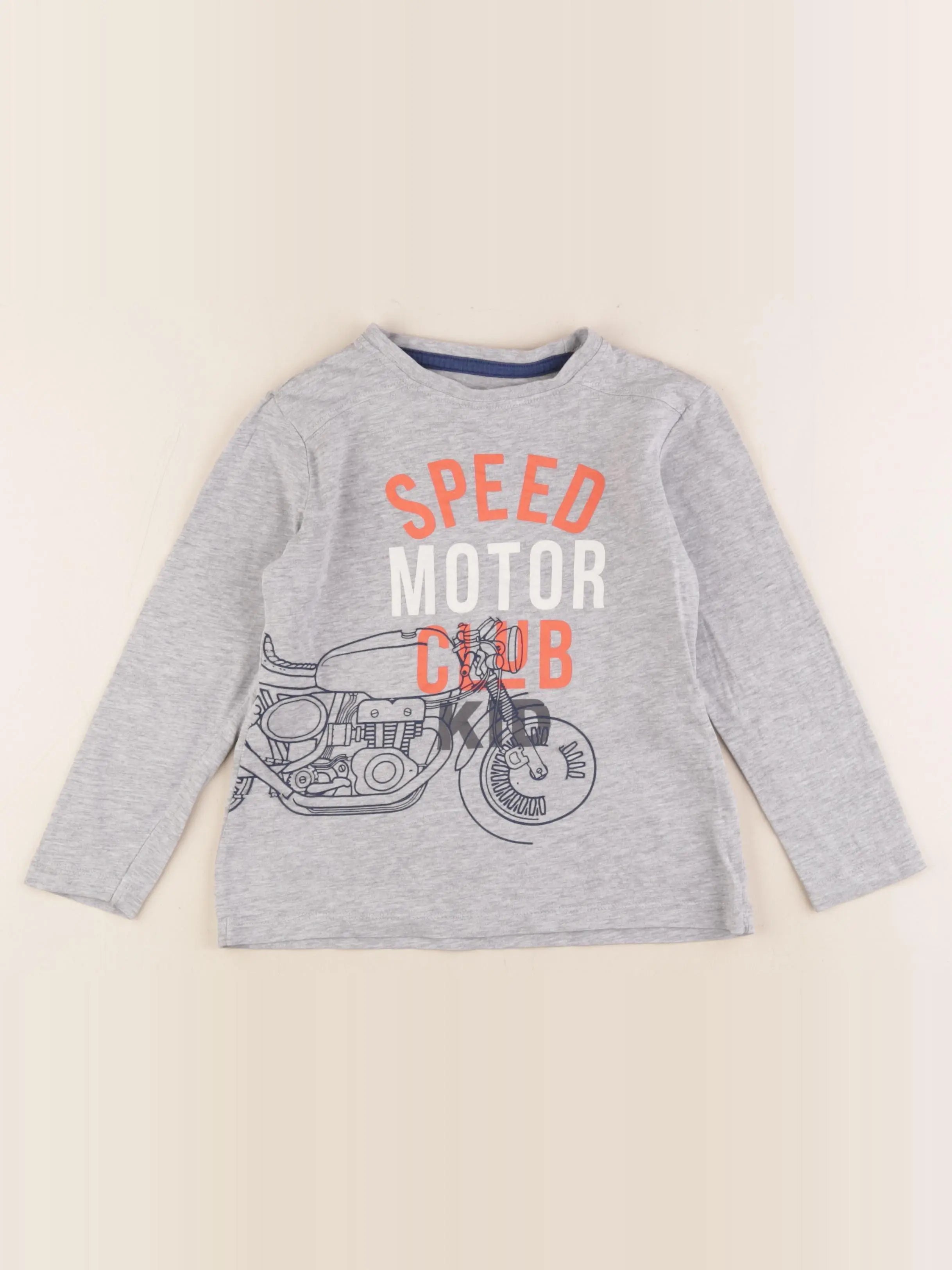 Vertbaudet - tee-shirt gris - 5 ans