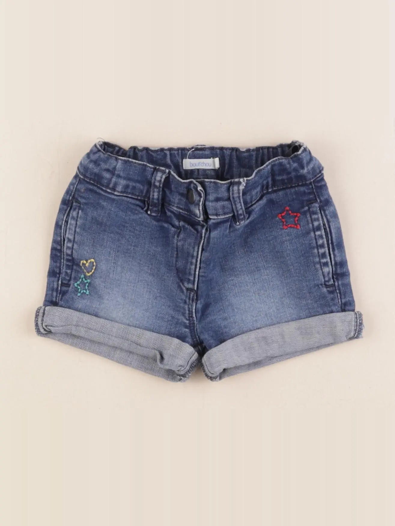Boutchou - short bleu - 18 mois