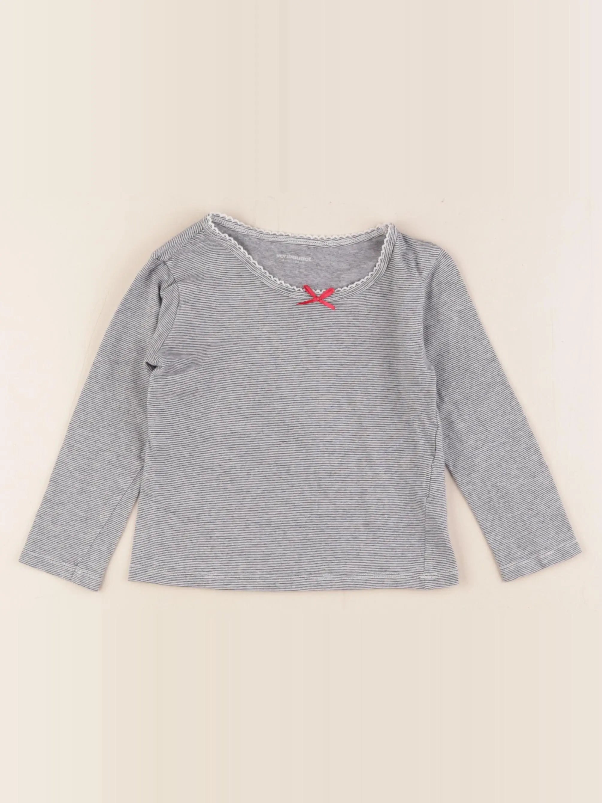Vertbaudet - maillot de corps bleu - 4 ans
