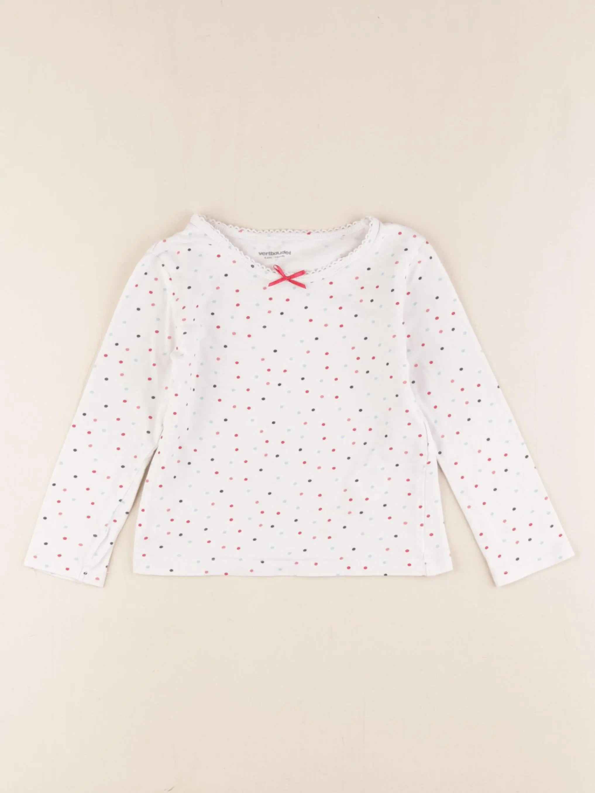 Vertbaudet - maillot de corps blanc - 4 ans