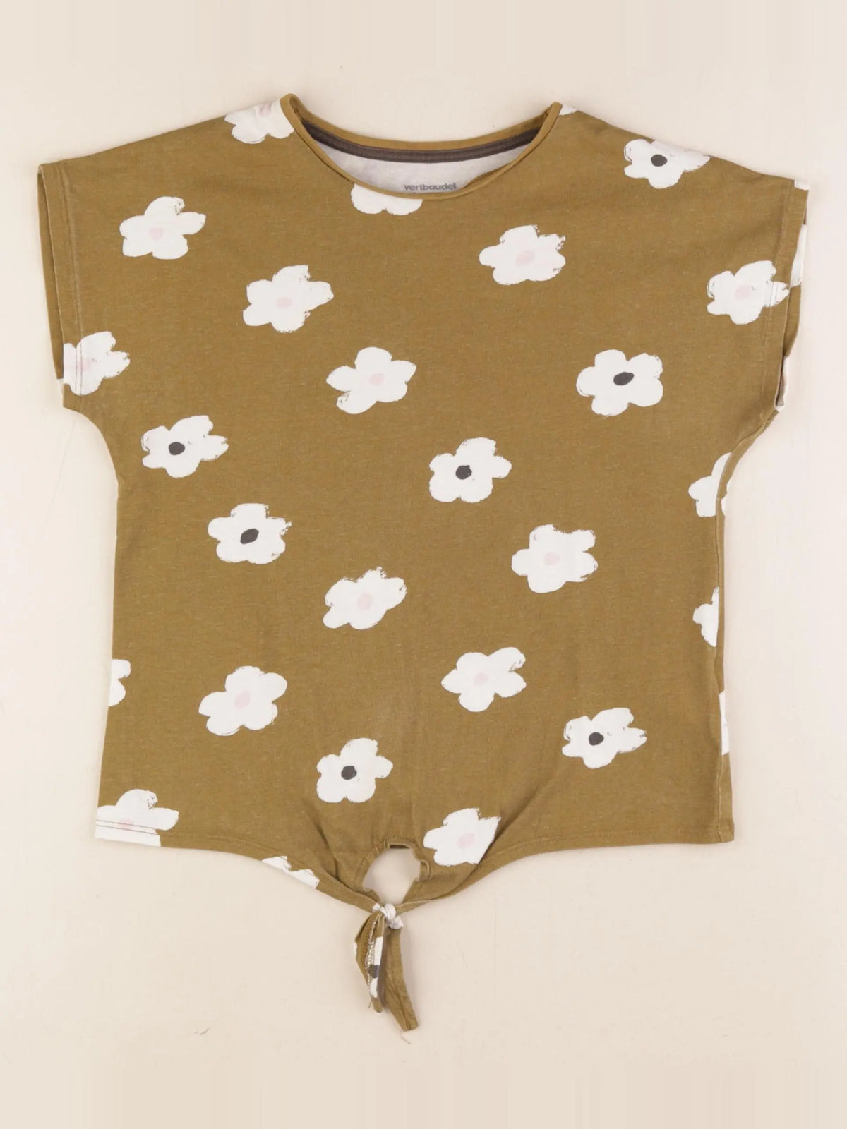 Vertbaudet - tee-shirt vert - 8 ans