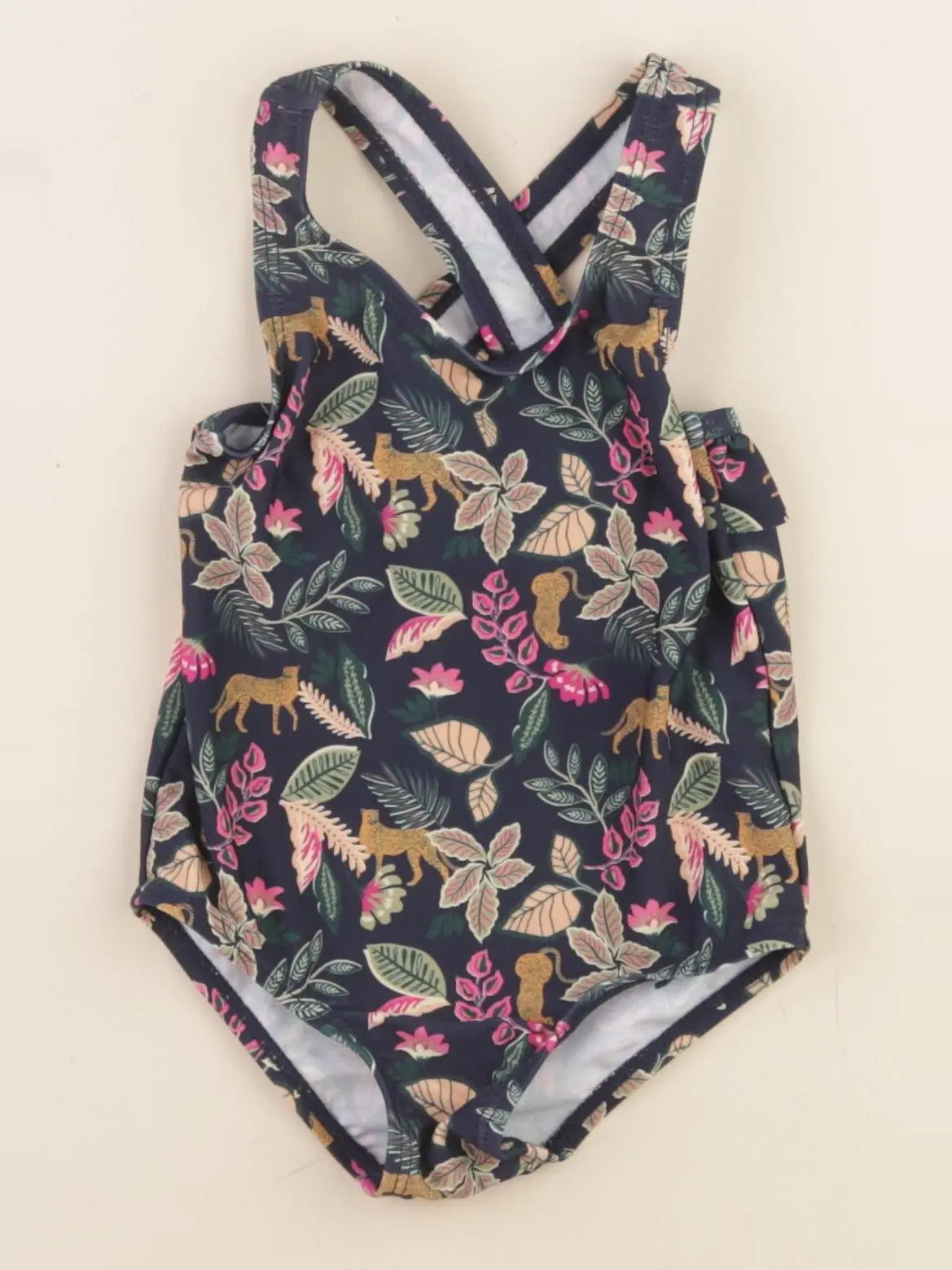 Vertbaudet - maillot de bain multicolore - 12 mois
