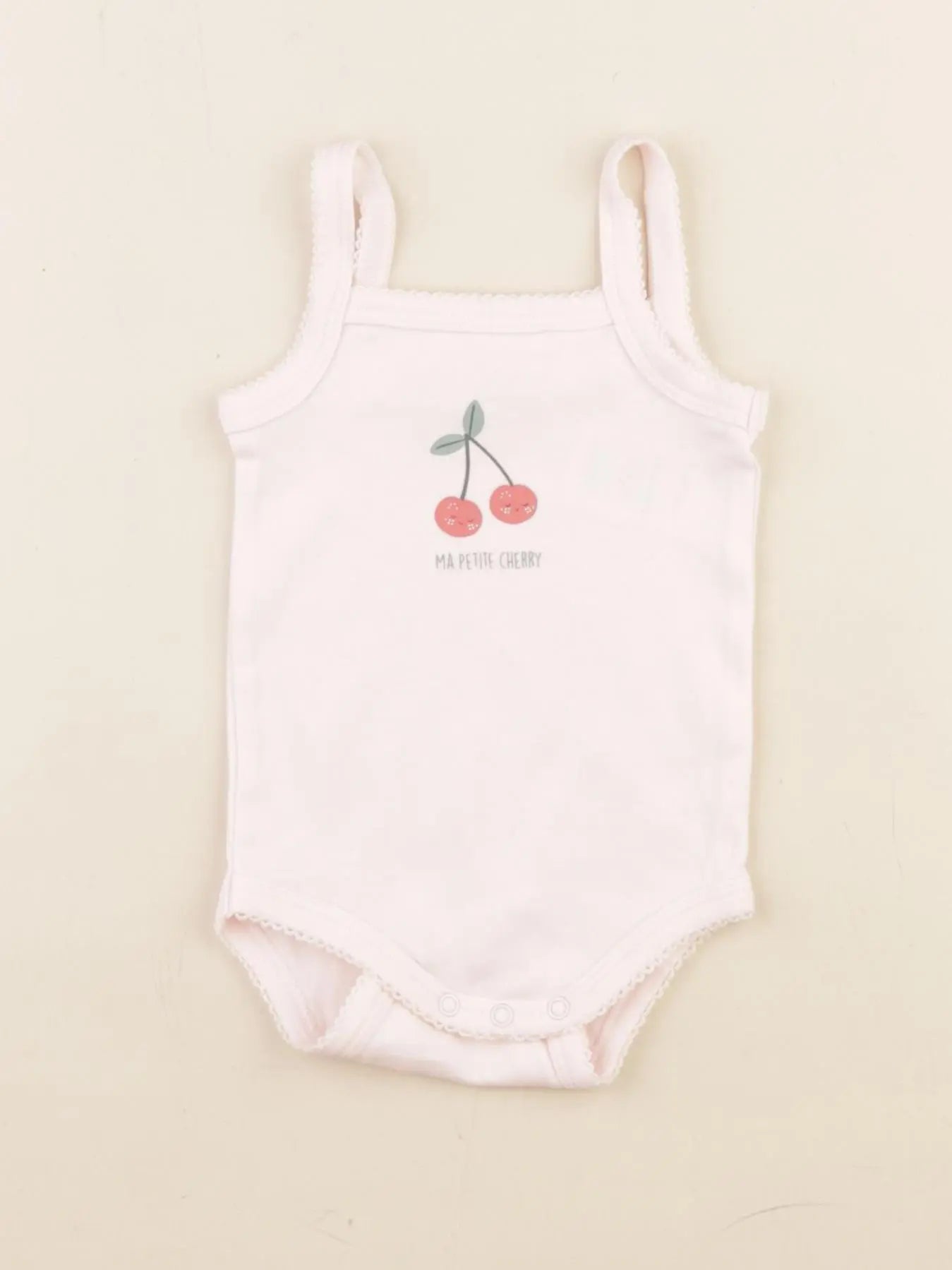 Vertbaudet - body rose - 6 mois