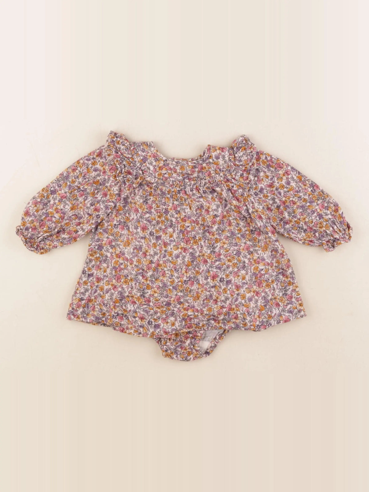 Zara - robe multicolore - 3/6 mois
