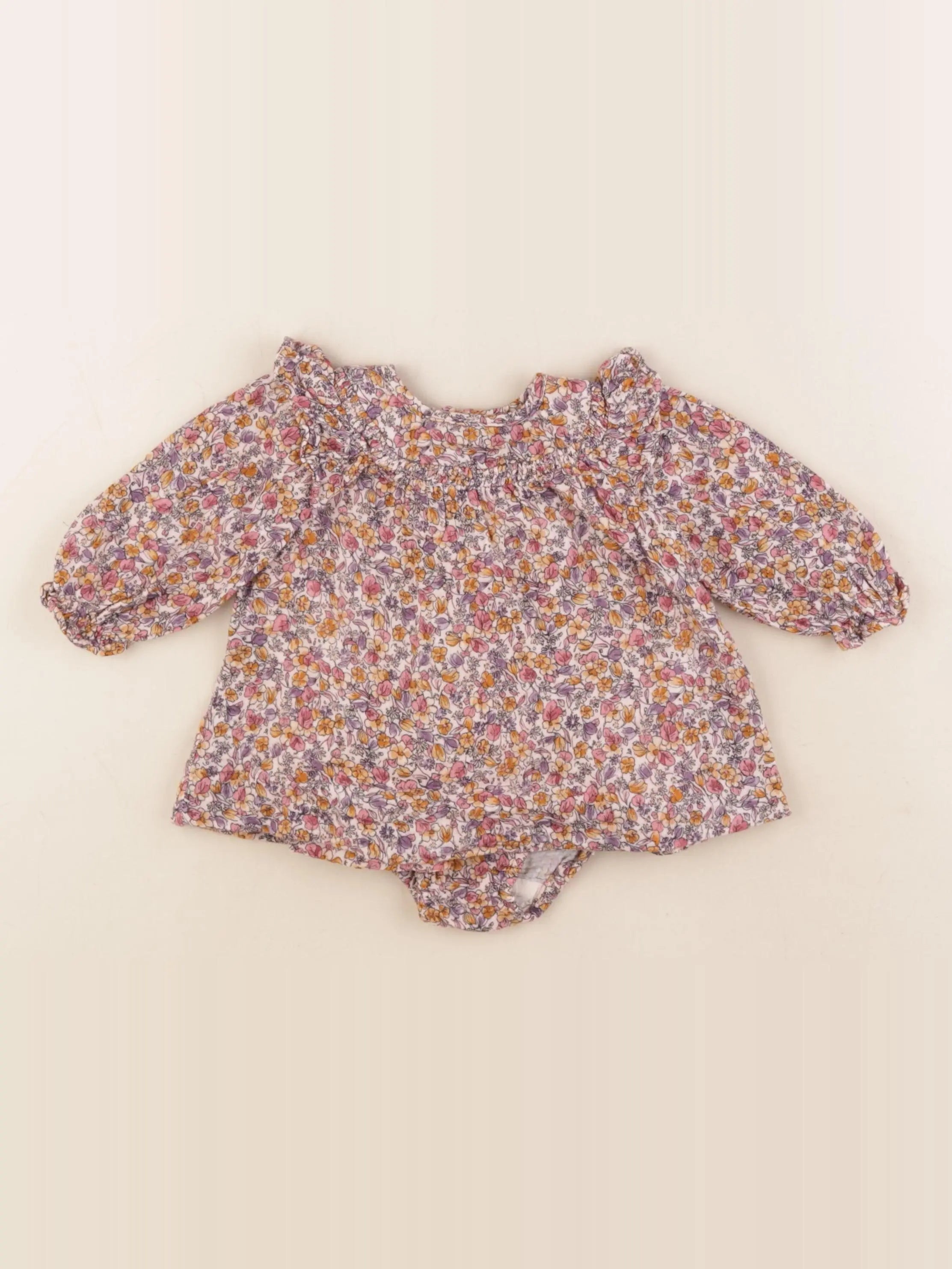 Zara - robe multicolore - 3/6 mois