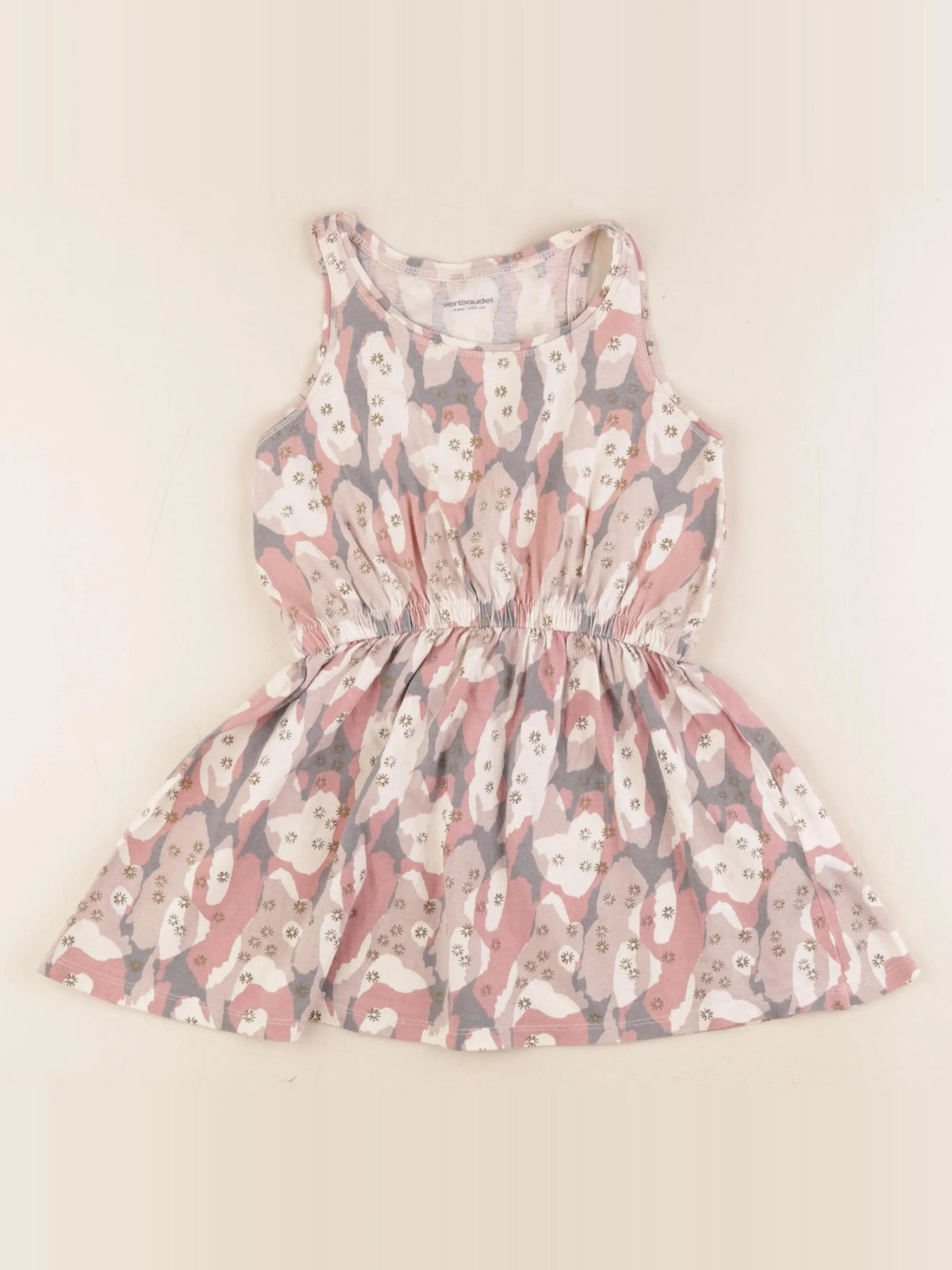 Vertbaudet - robe multicolore - 4 ans