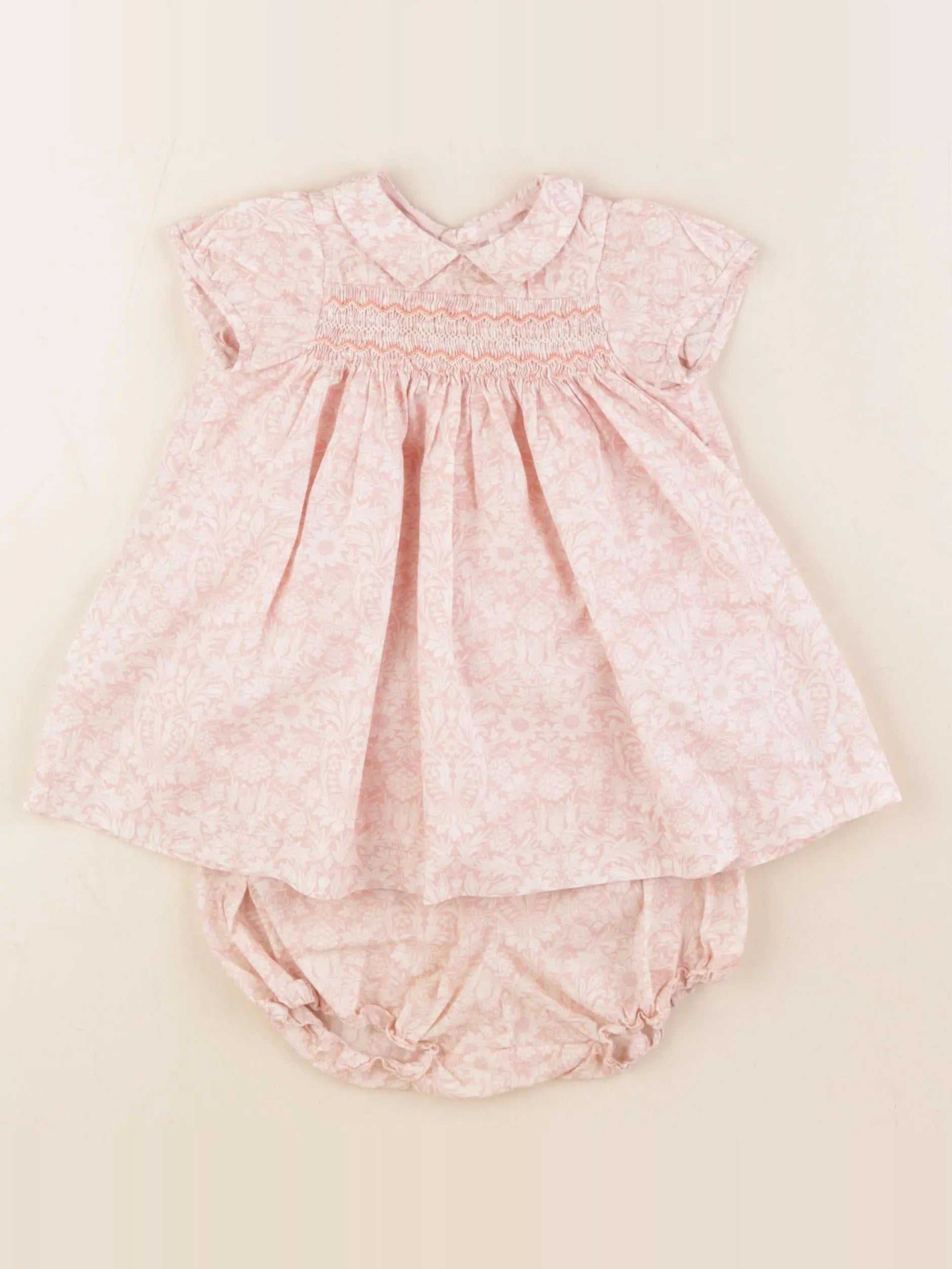 Bonpoint - robe rose - 6 mois