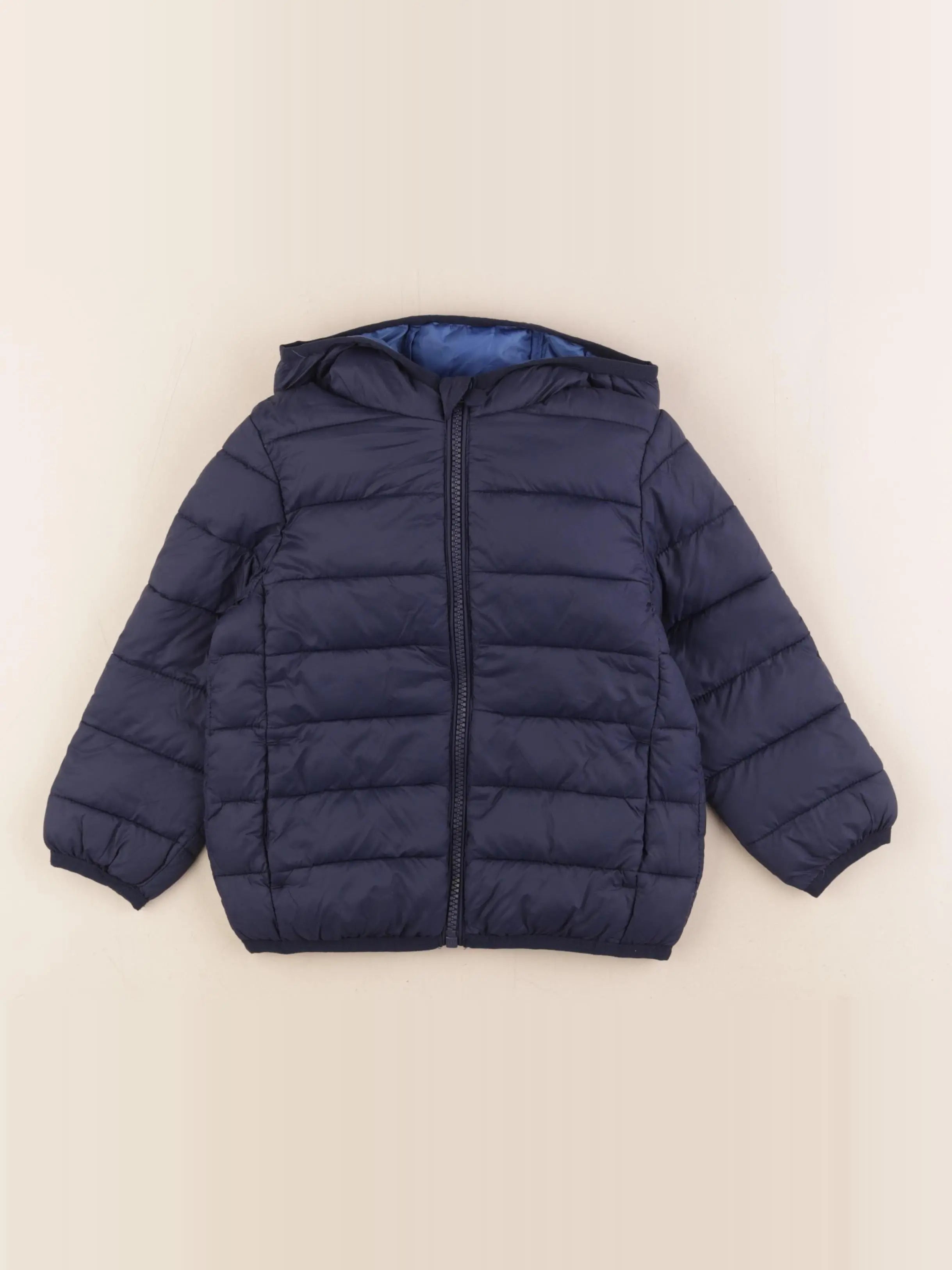 Vertbaudet - doudoune bleu - 3 ans