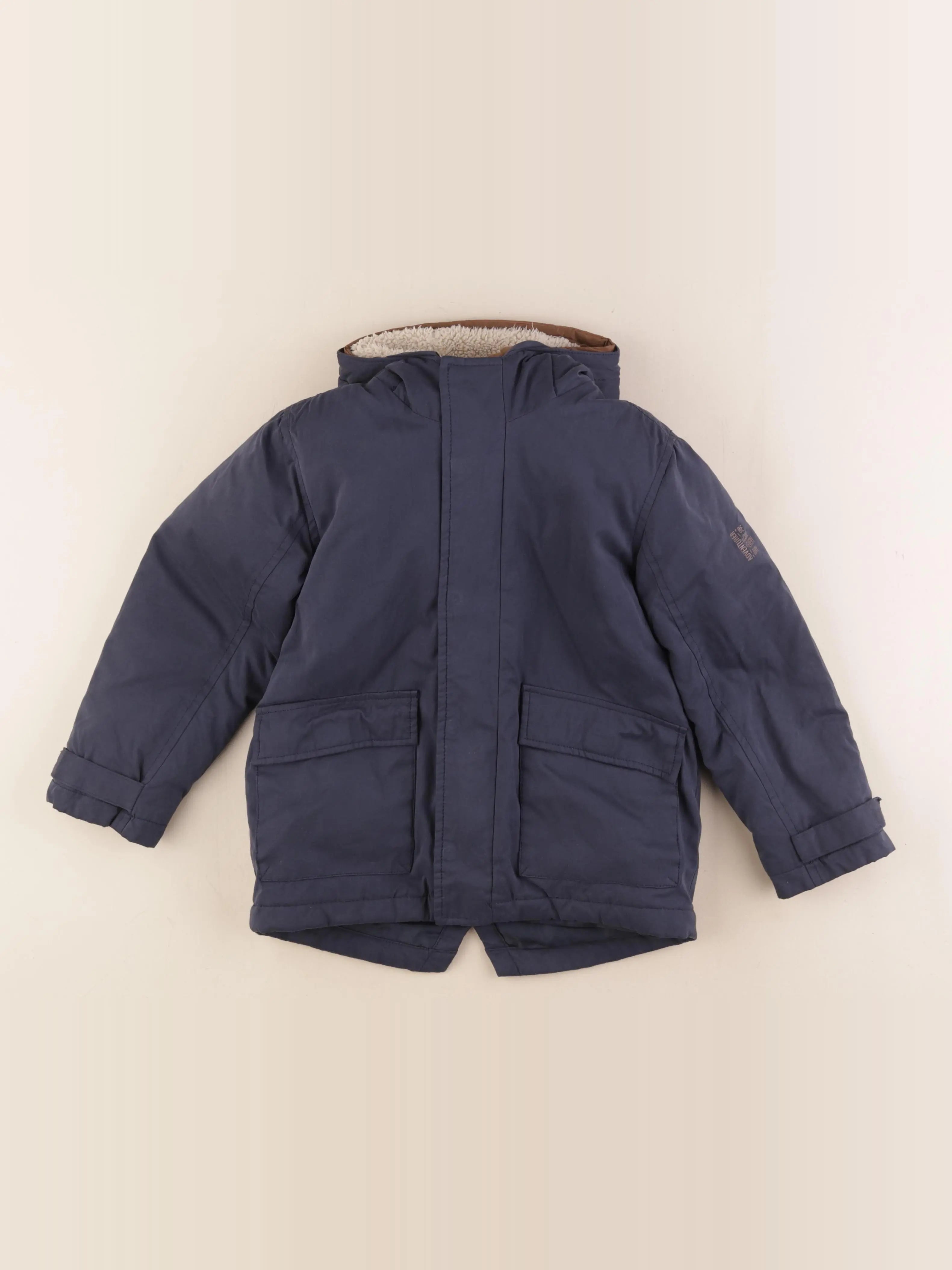 Vertbaudet - veste doublure amovible bleu - 6 ans