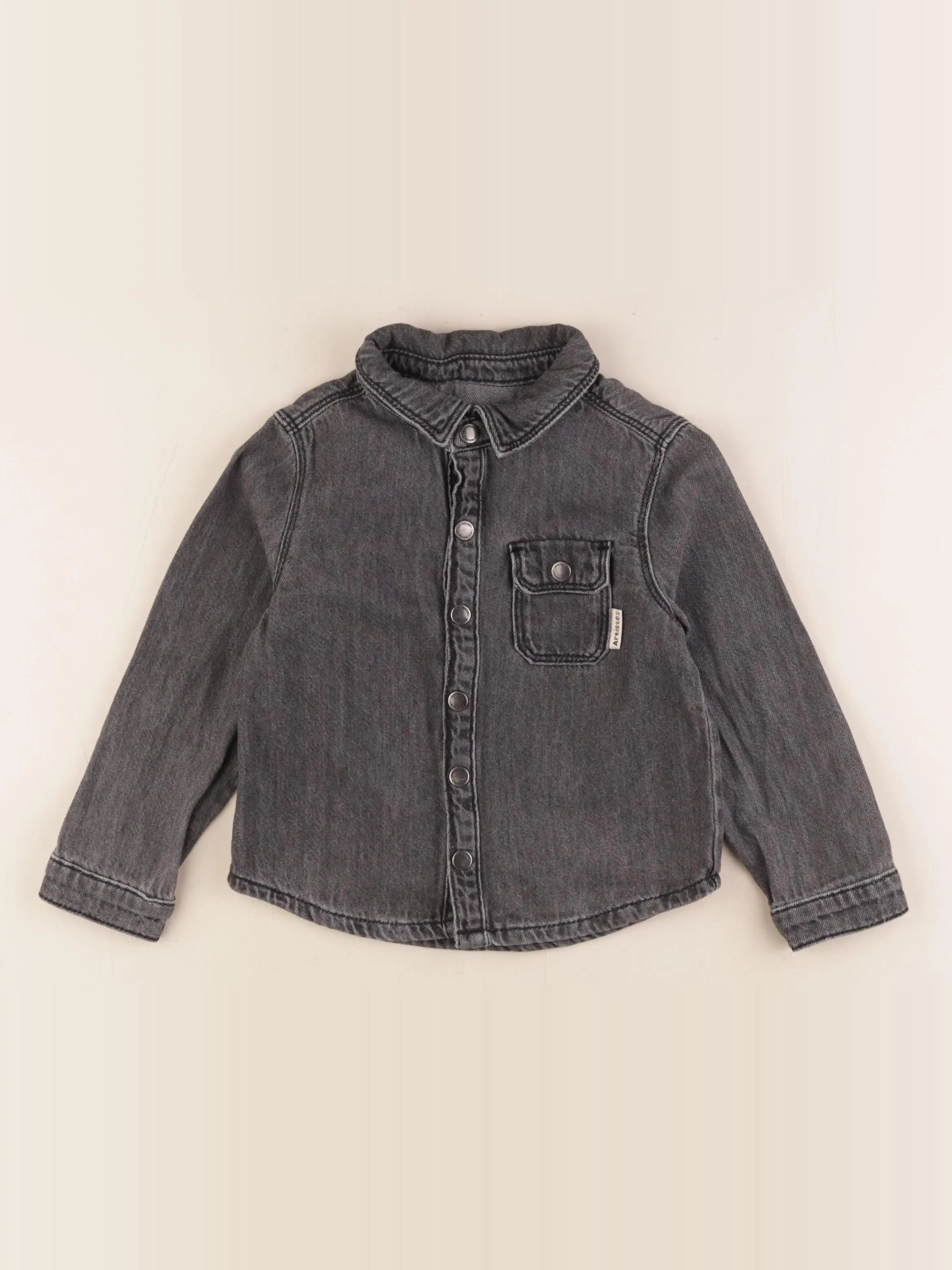 Vertbaudet - chemise noir - 3 ans