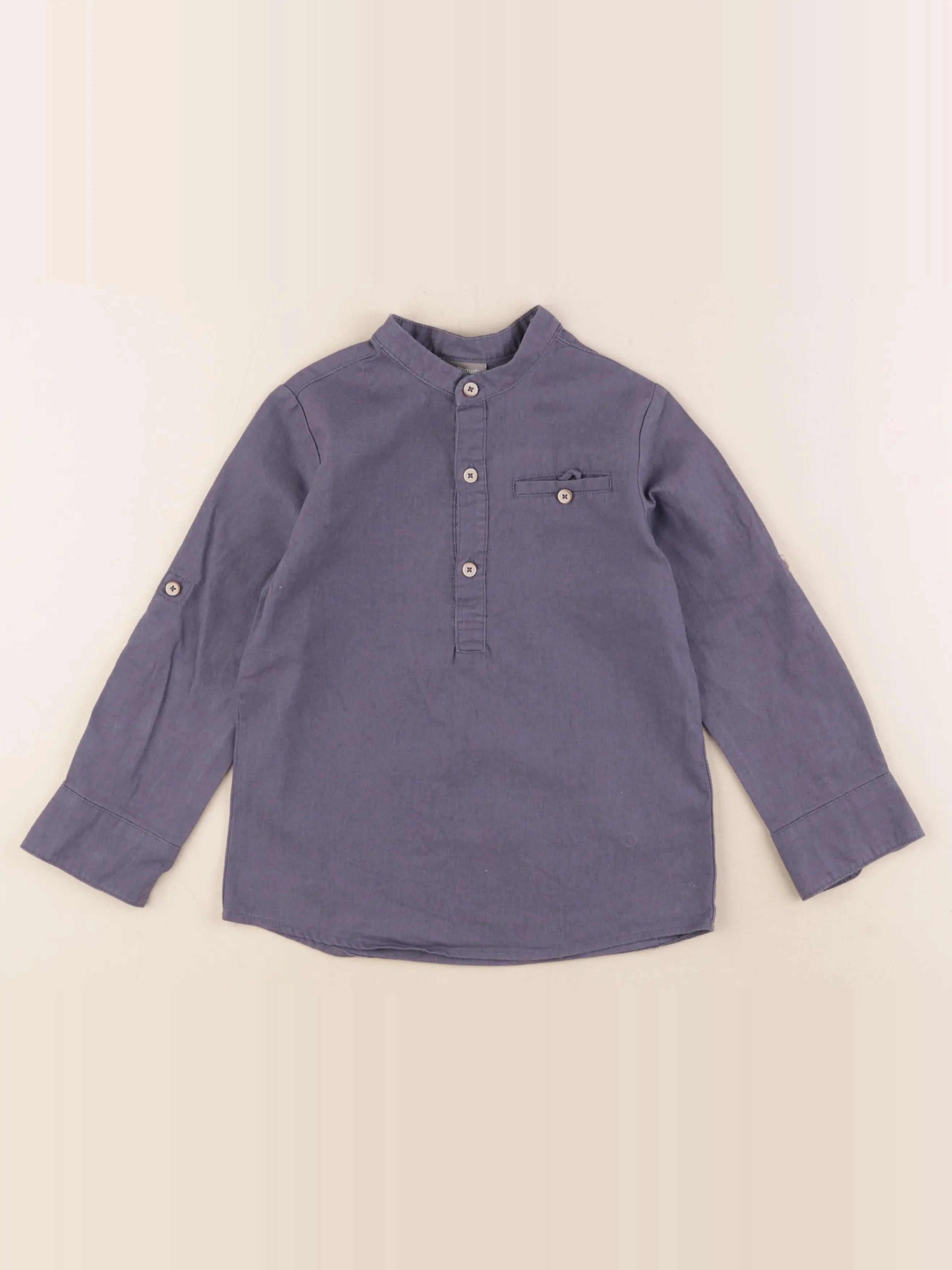 Vertbaudet - chemise bleu - 5 ans