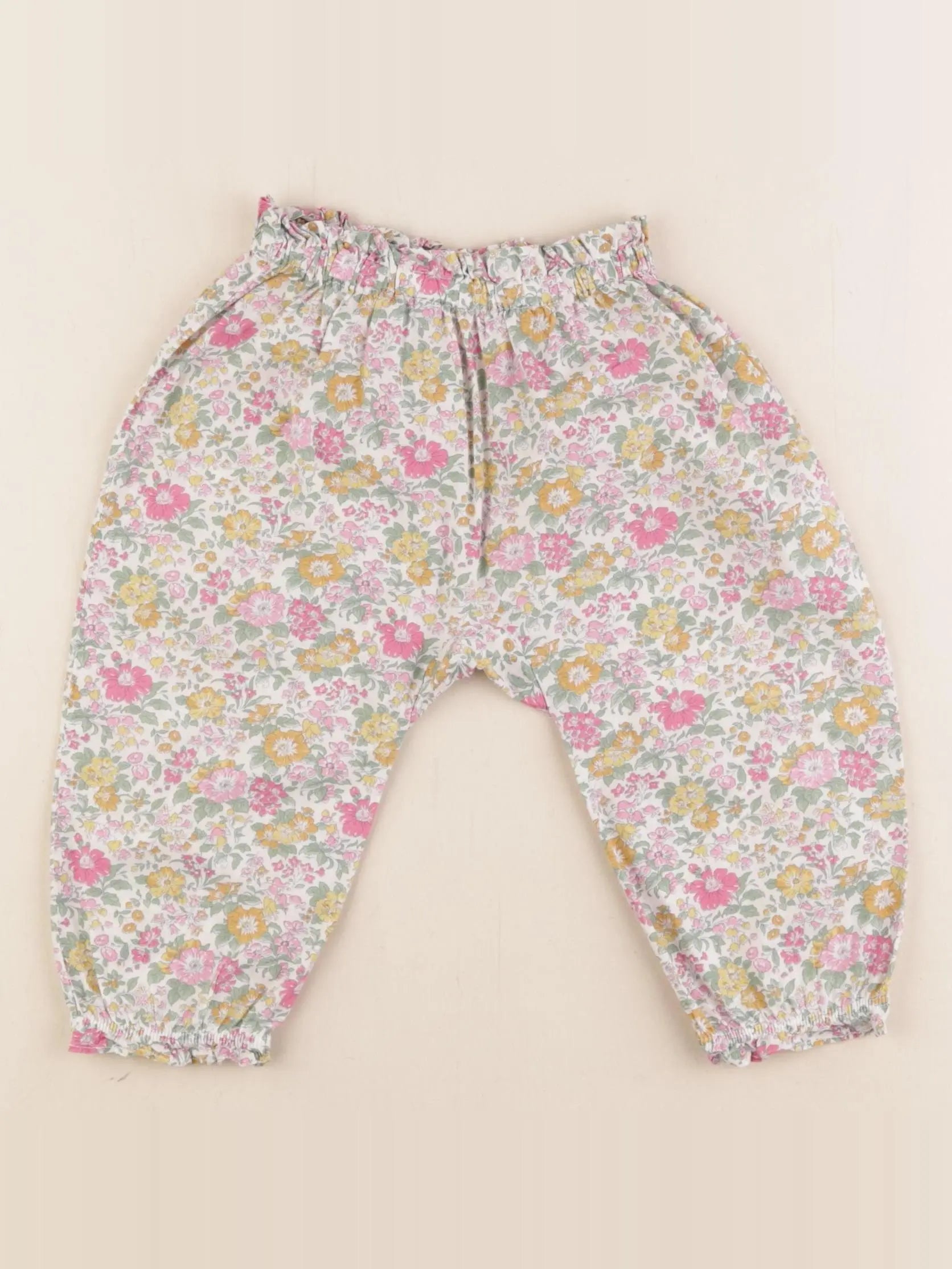 Cyrillus - pantalon multicolore - 12 mois