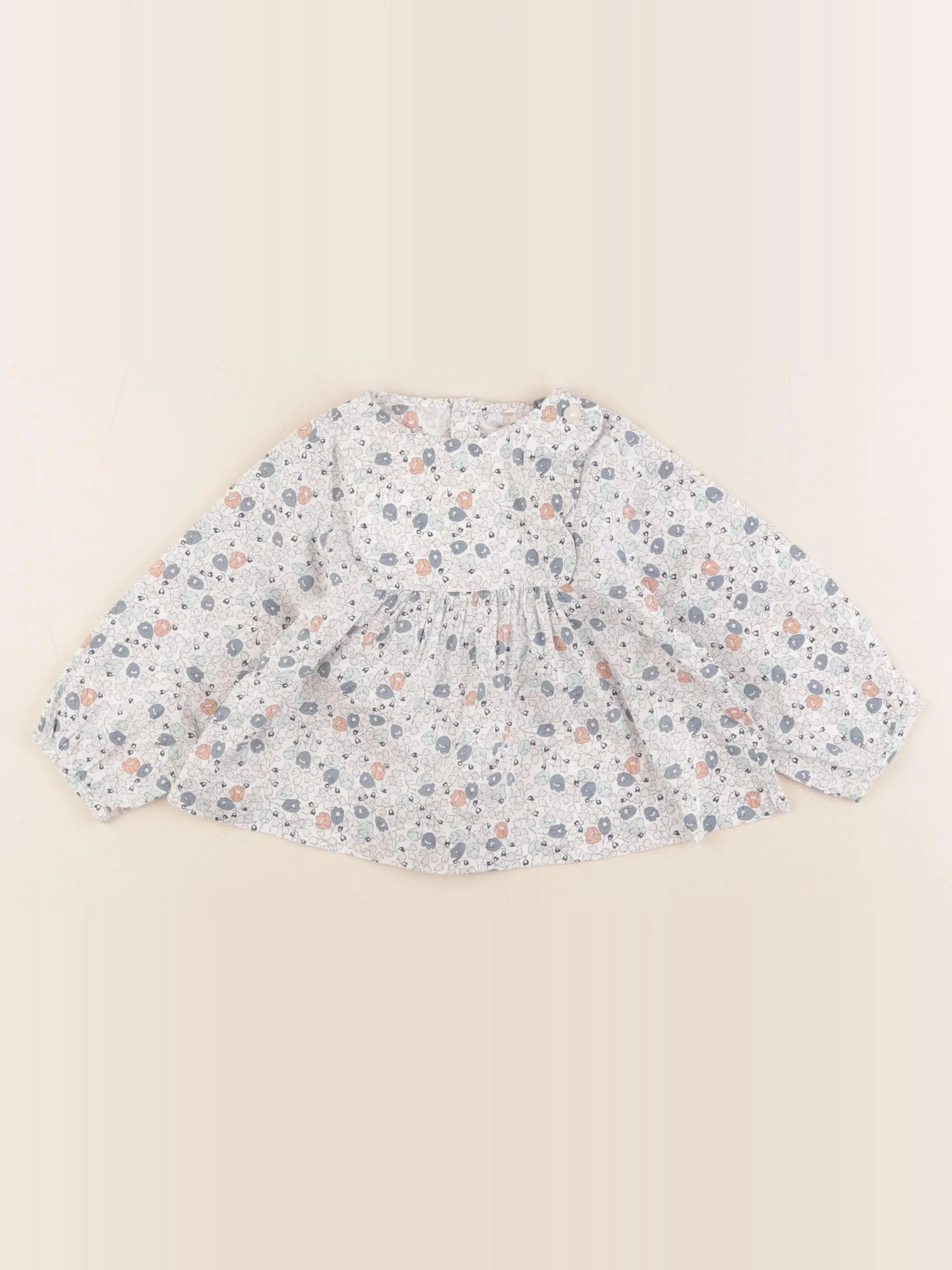Jacadi - blouse liberty multicolore - 12 mois