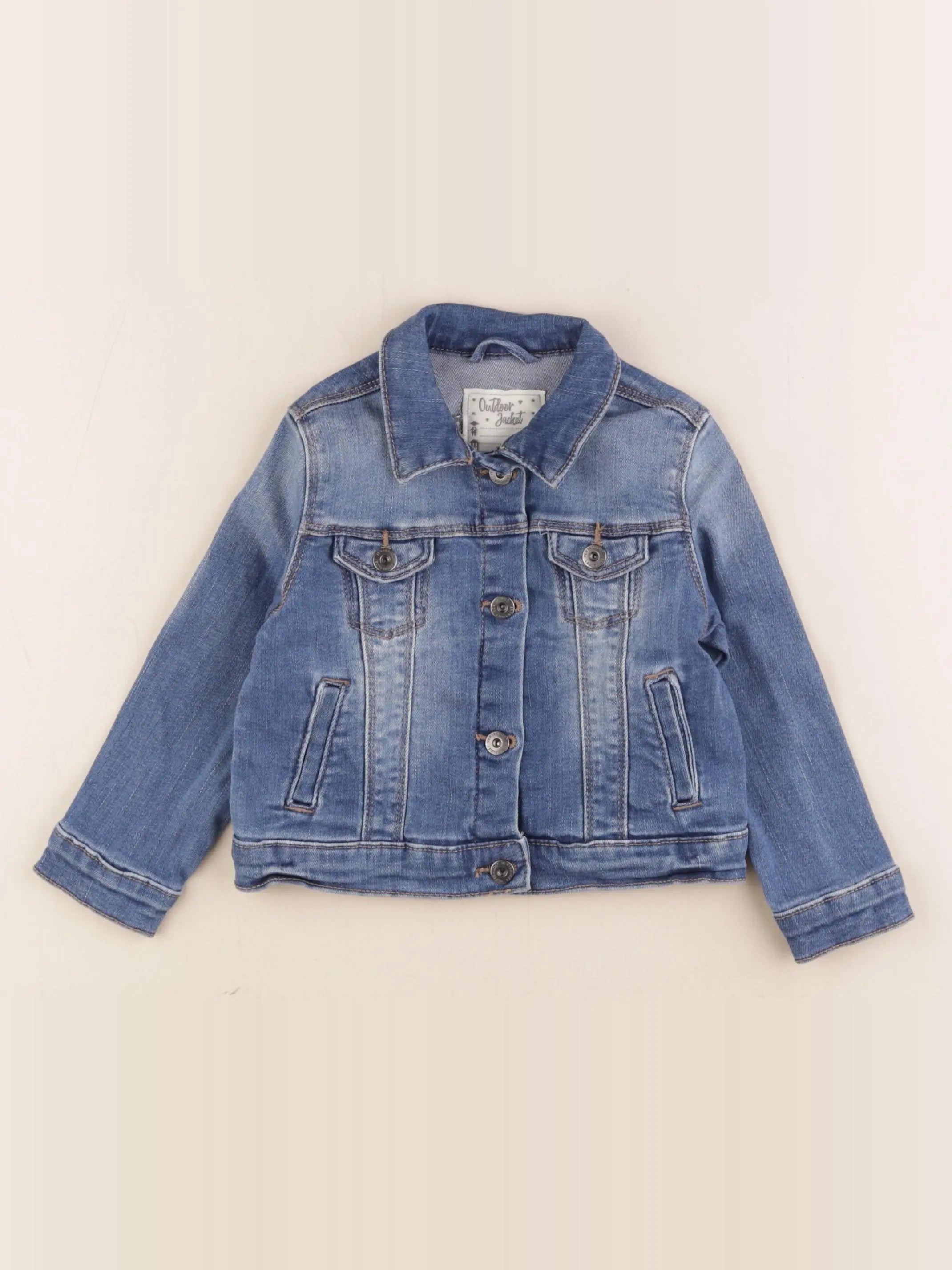 Vertbaudet - veste bleu - 2 ans