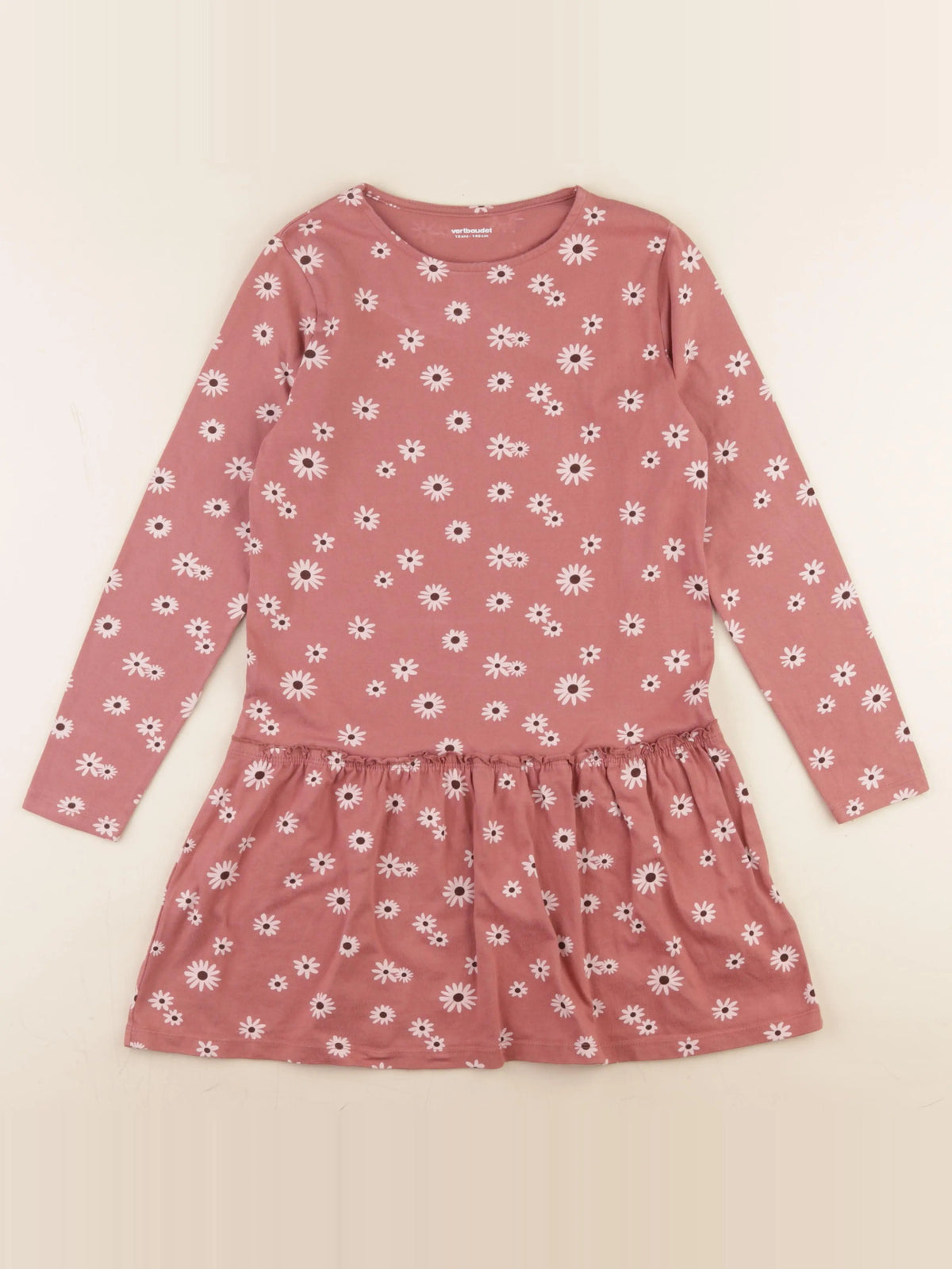 Vertbaudet - robe rose - 10 ans