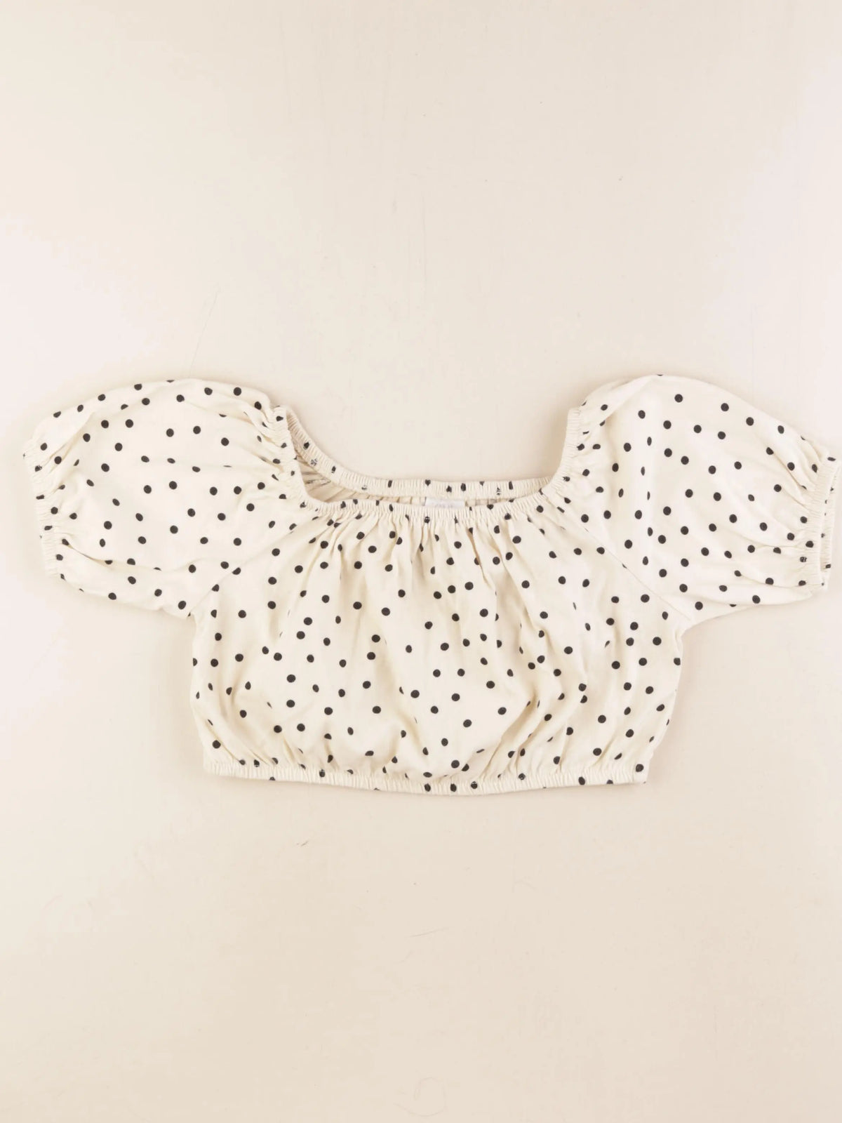 Zara - tee-shirt beige, noir - 11/12 ans