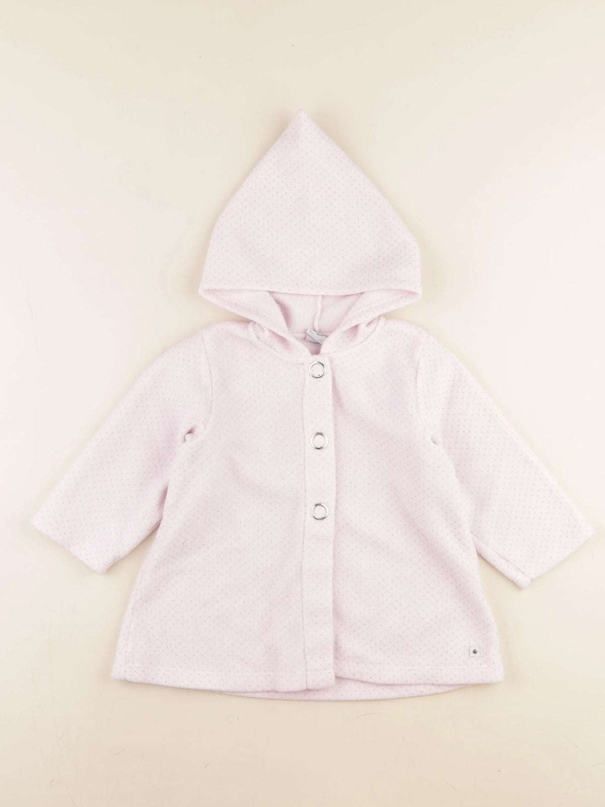 Petit Bateau - robe de chambre rose - 3 ans