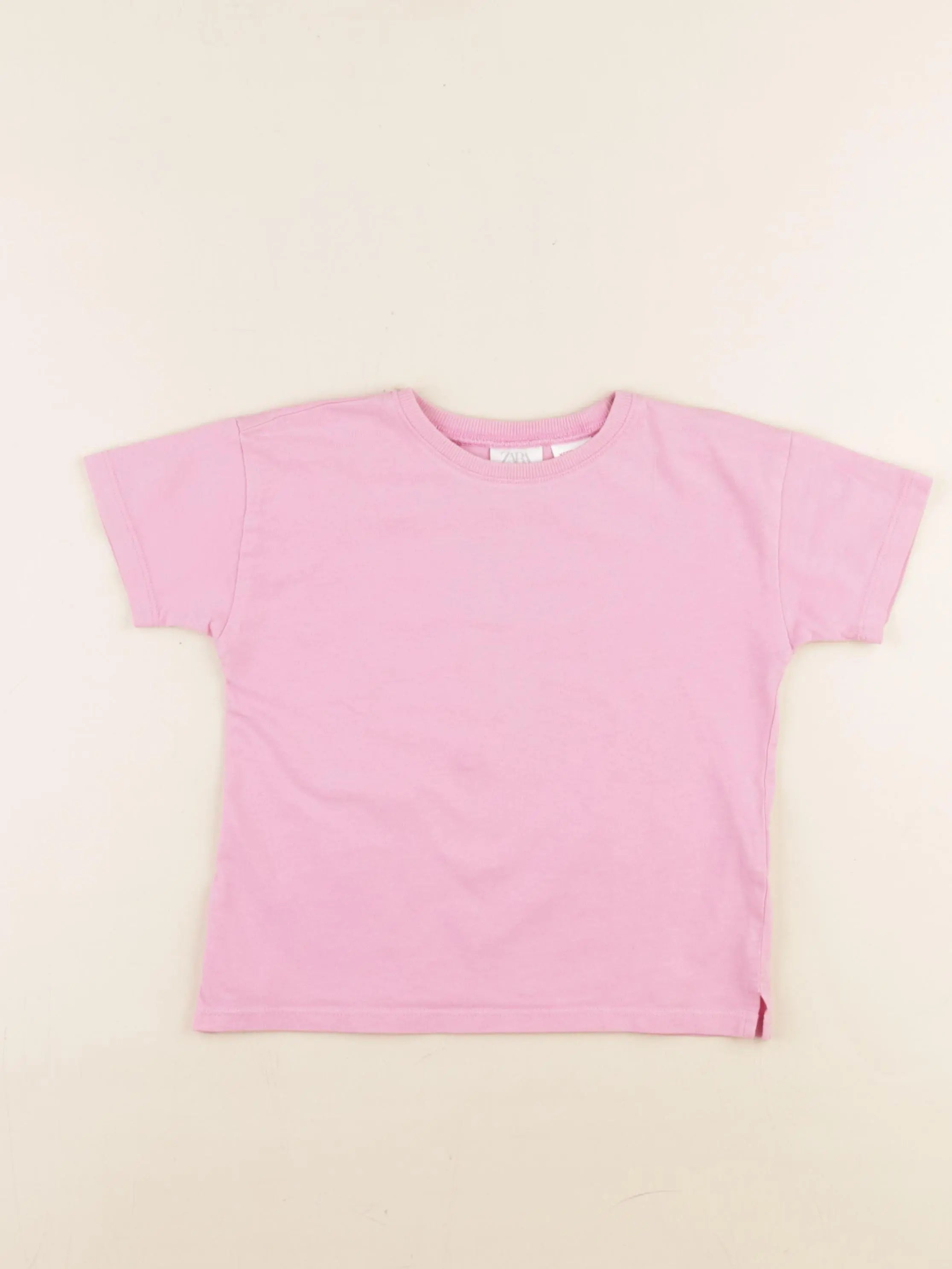 Zara - tee-shirt rose - 2/3 ans