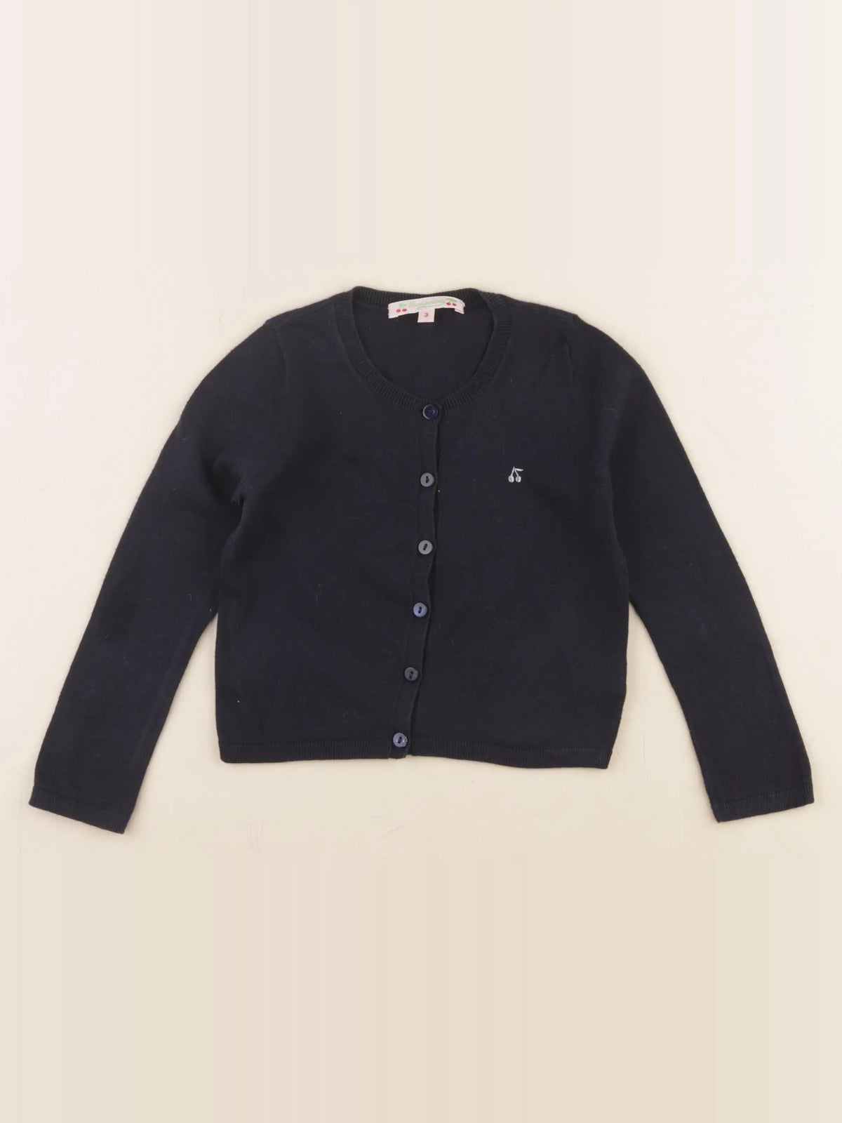 Bonpoint - gilet bleu - 3 ans
