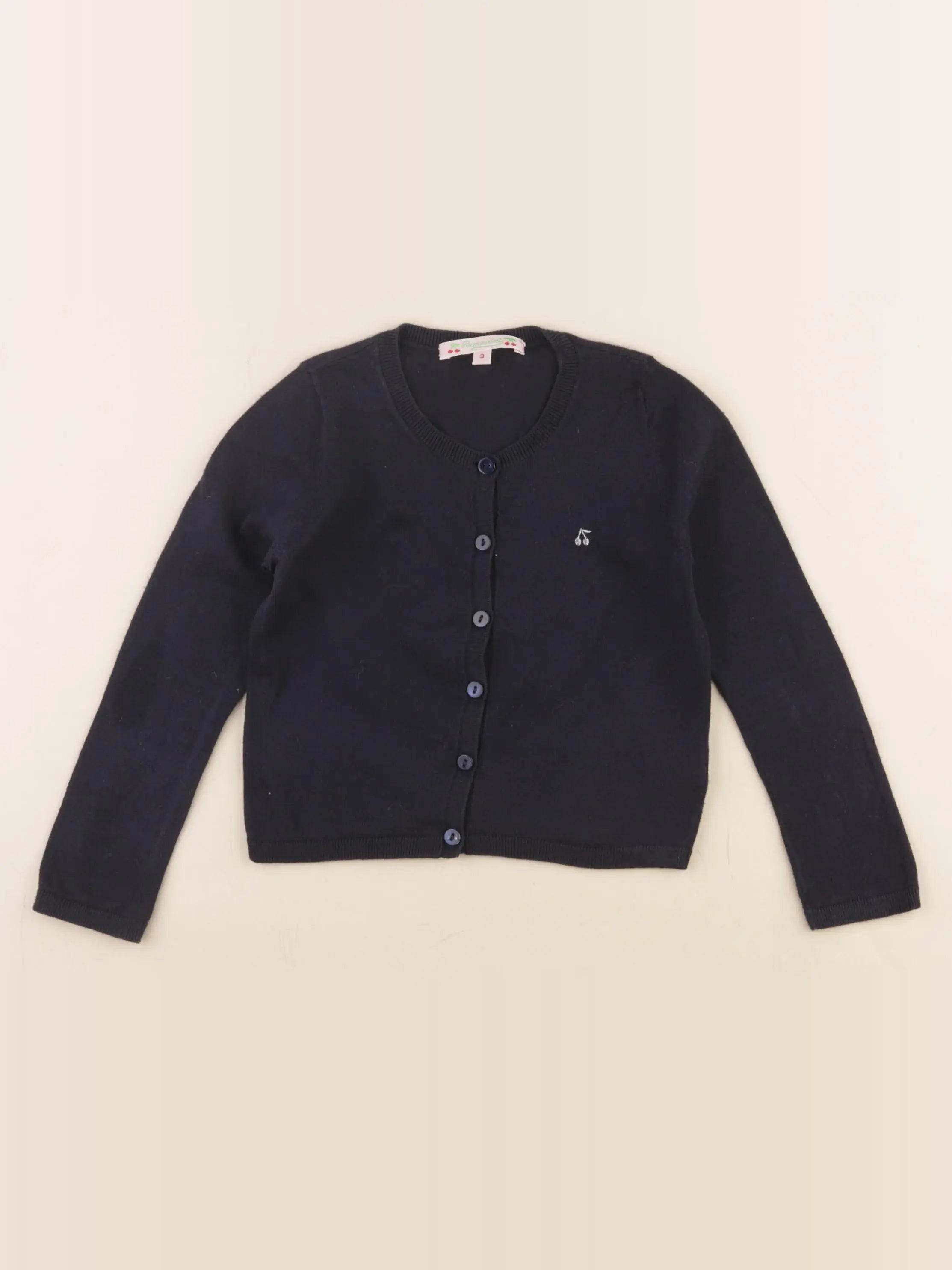 Bonpoint - gilet bleu - 3 ans