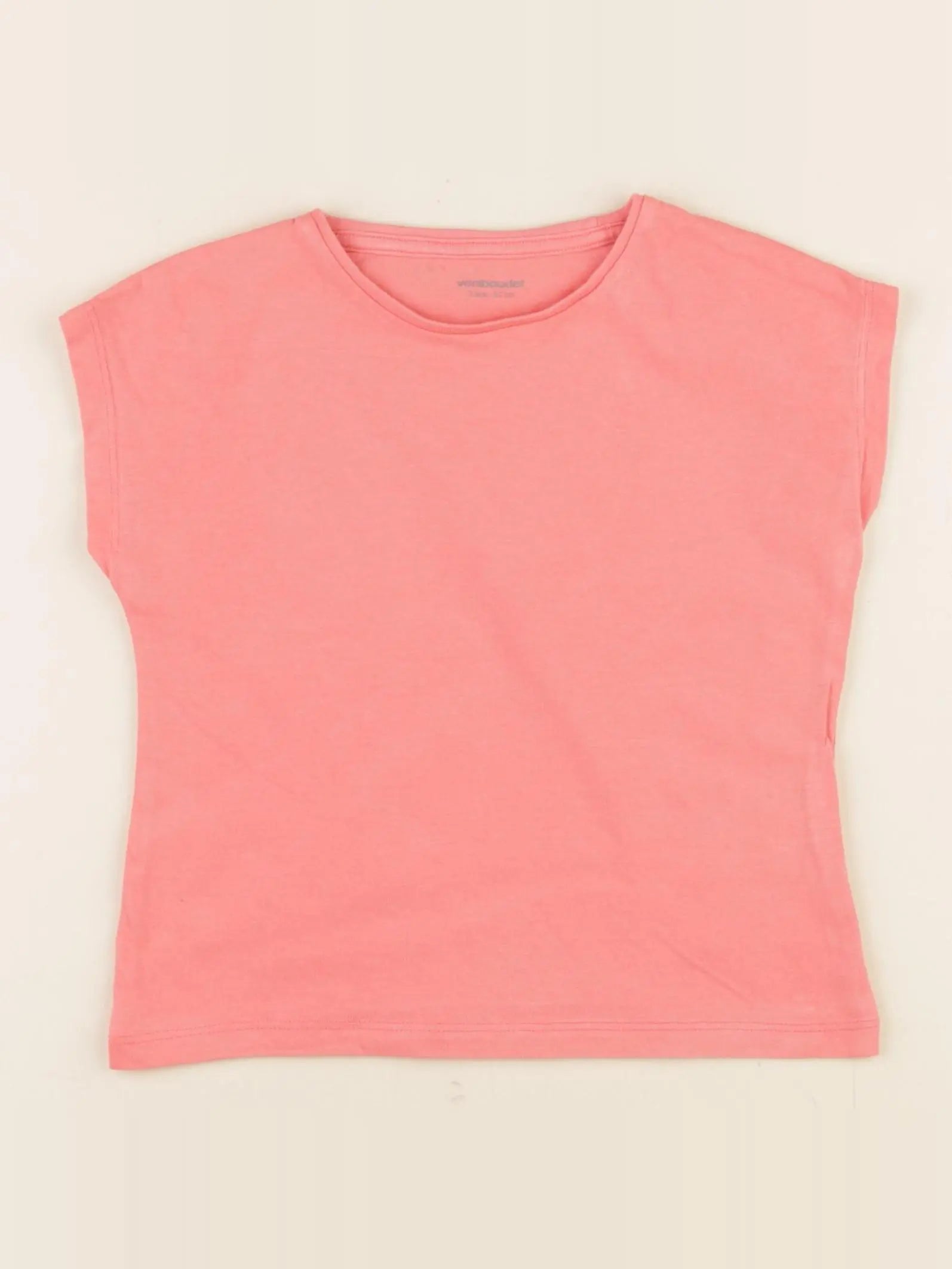 Vertbaudet - tee-shirt rose fluo - 3 ans