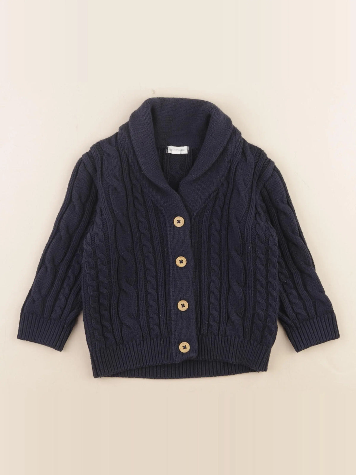 Vertbaudet - gilet bleu - 2 ans