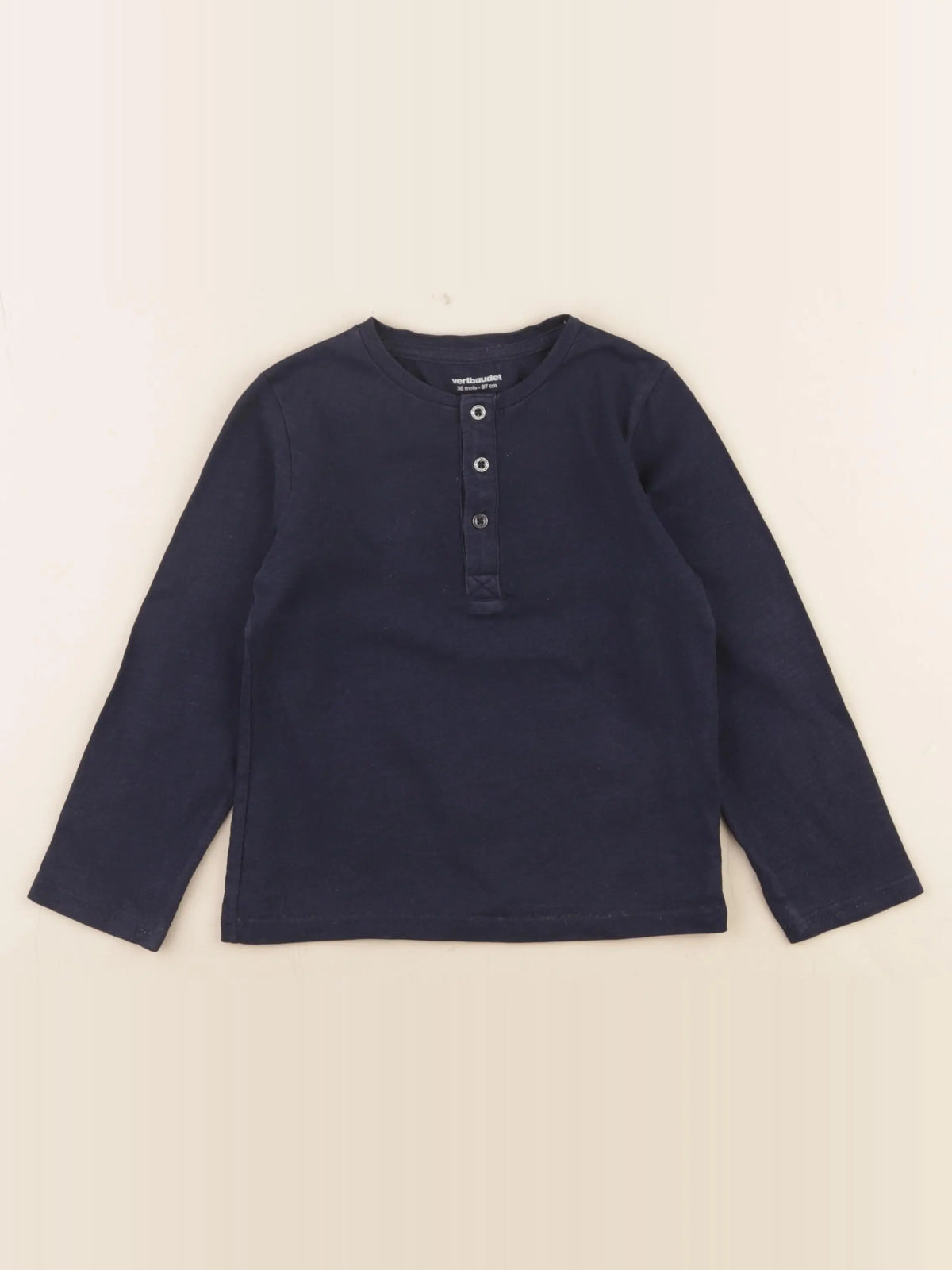 Vertbaudet - tee-shirt bleu - 36 mois